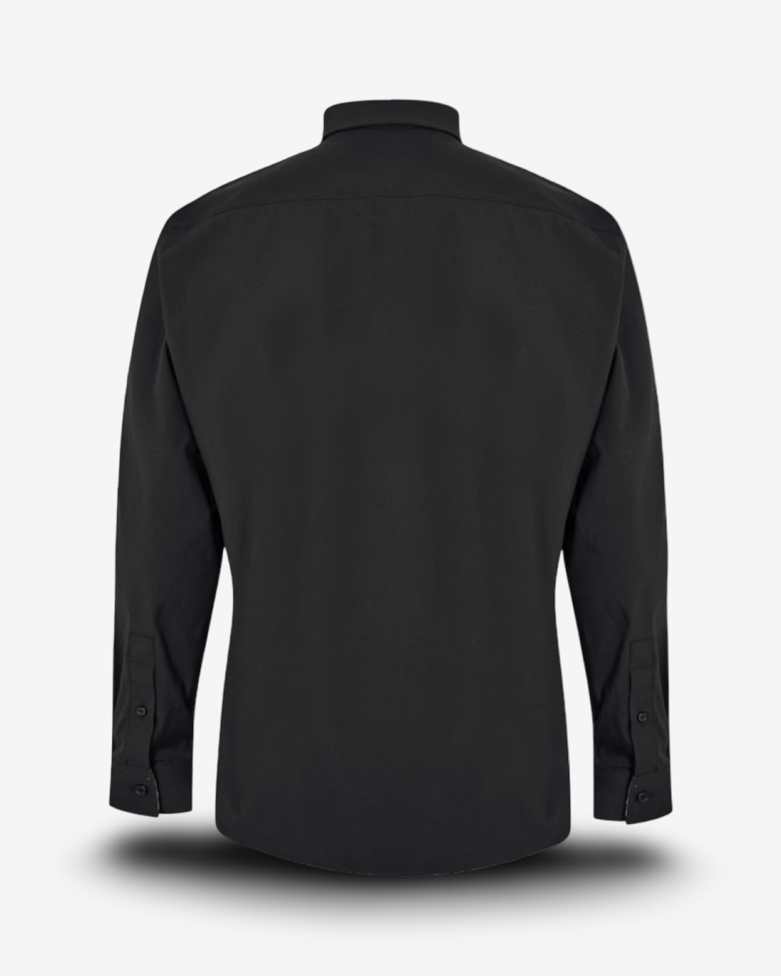 BURBERRY CHECKED COTTON SHERFIELD SHIRT - BLACK