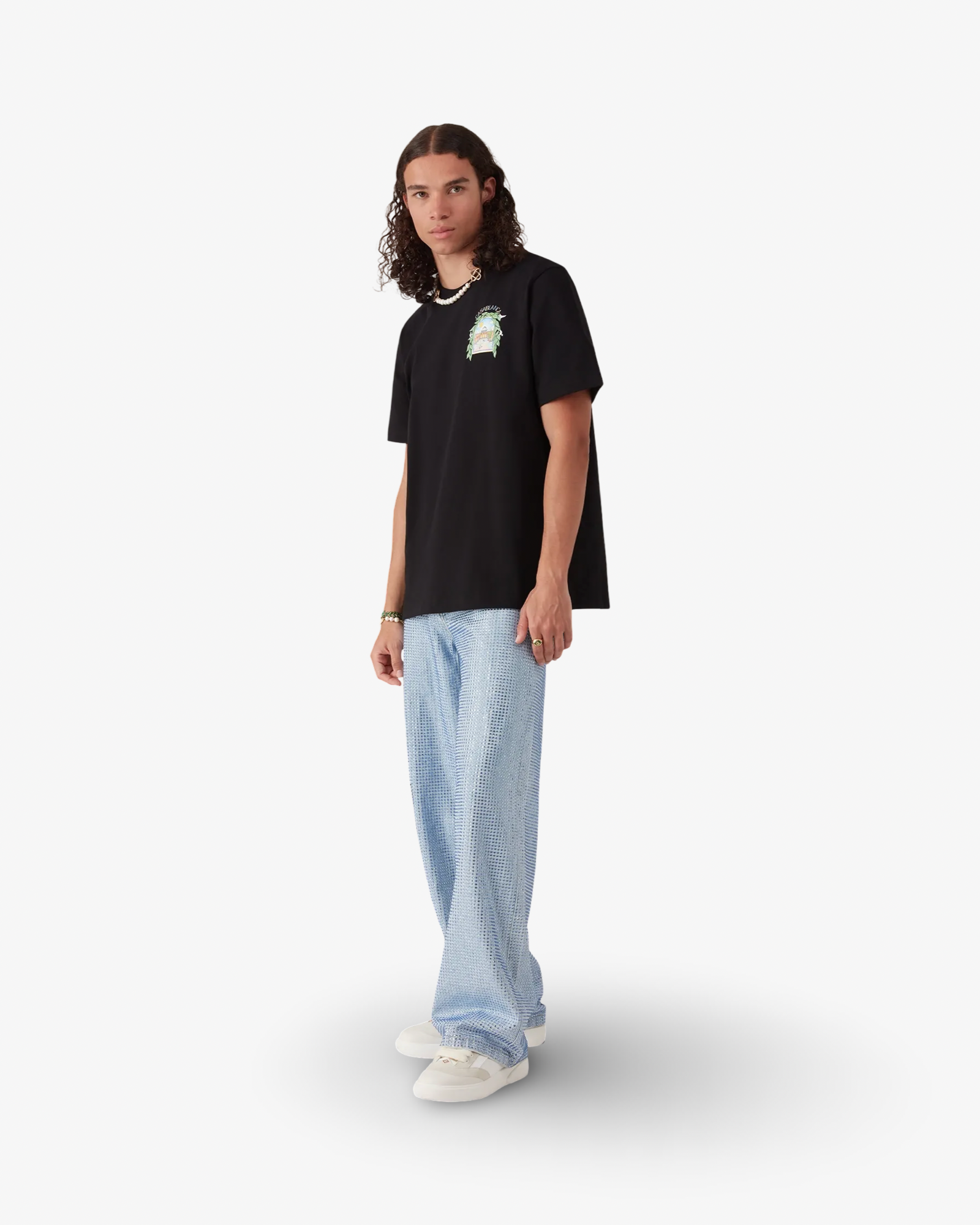 Casablanca L'Arche De Tennis Short Sleeve T-Shirt