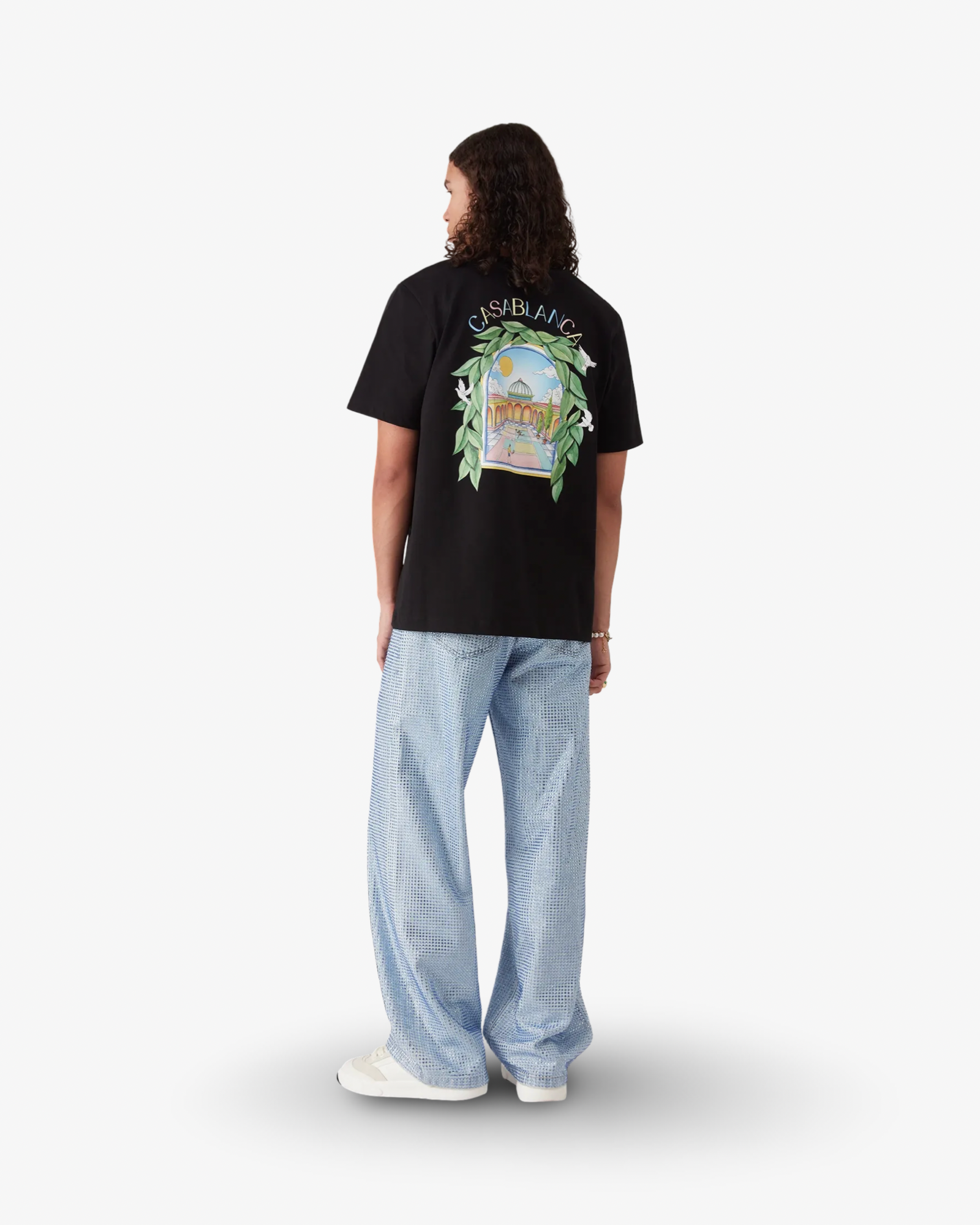 Casablanca L'Arche De Tennis Short Sleeve T-Shirt