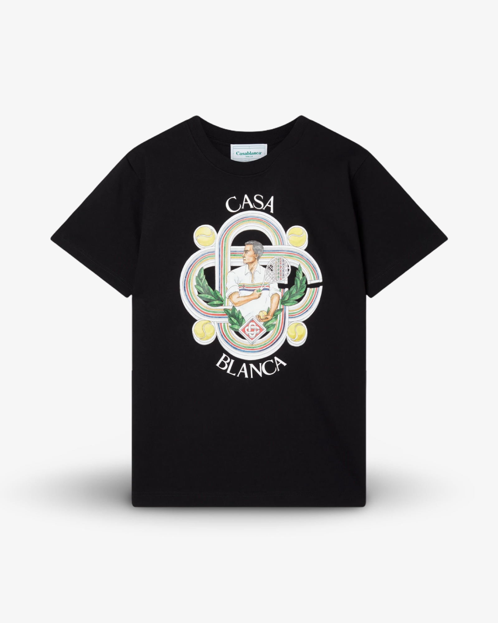 Casablanca LE JOUEUR SHORT SLEEVE T‑SHIRT