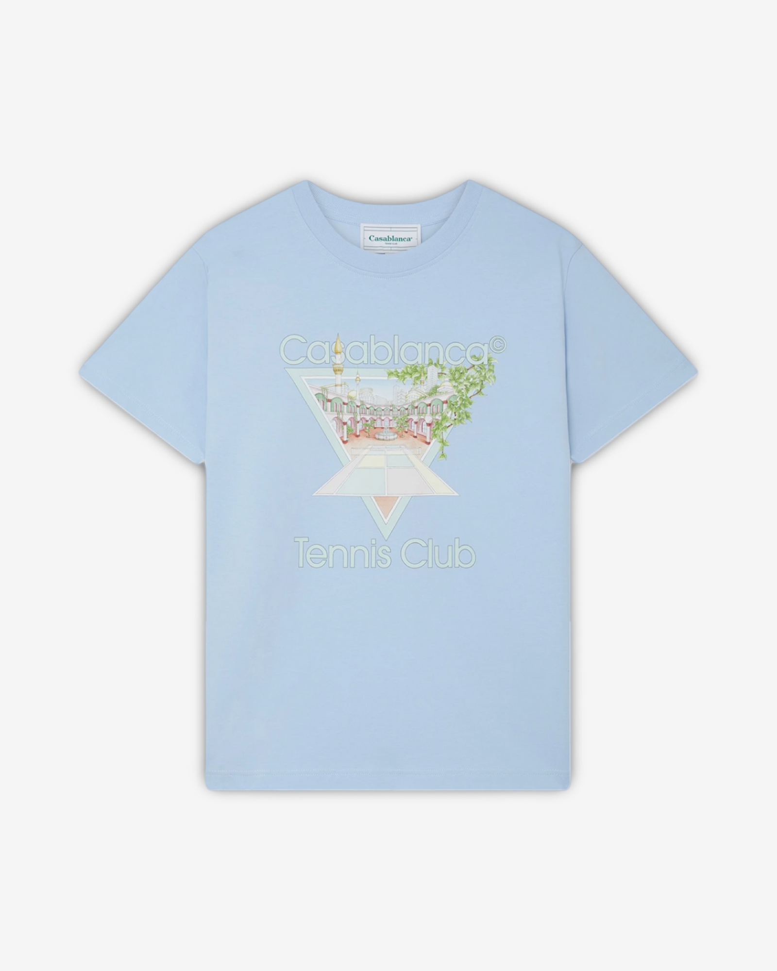 Casablanca TENNIS CLUB ICON SHORT SLEEVE T‑SHIRT