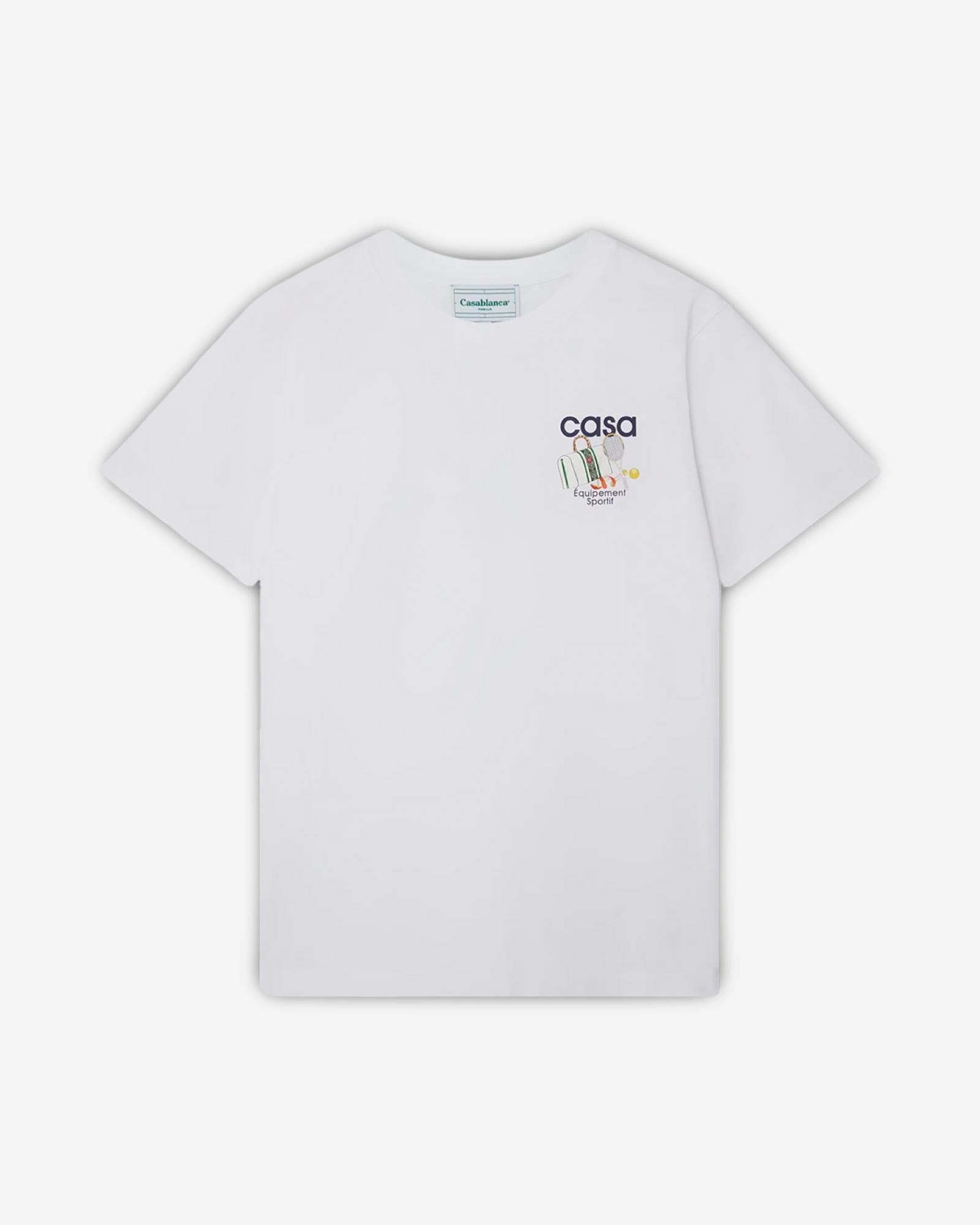 Casablanca EQUIPEMENT SPORTIF SHORT SLEEVE T‑SHIRT