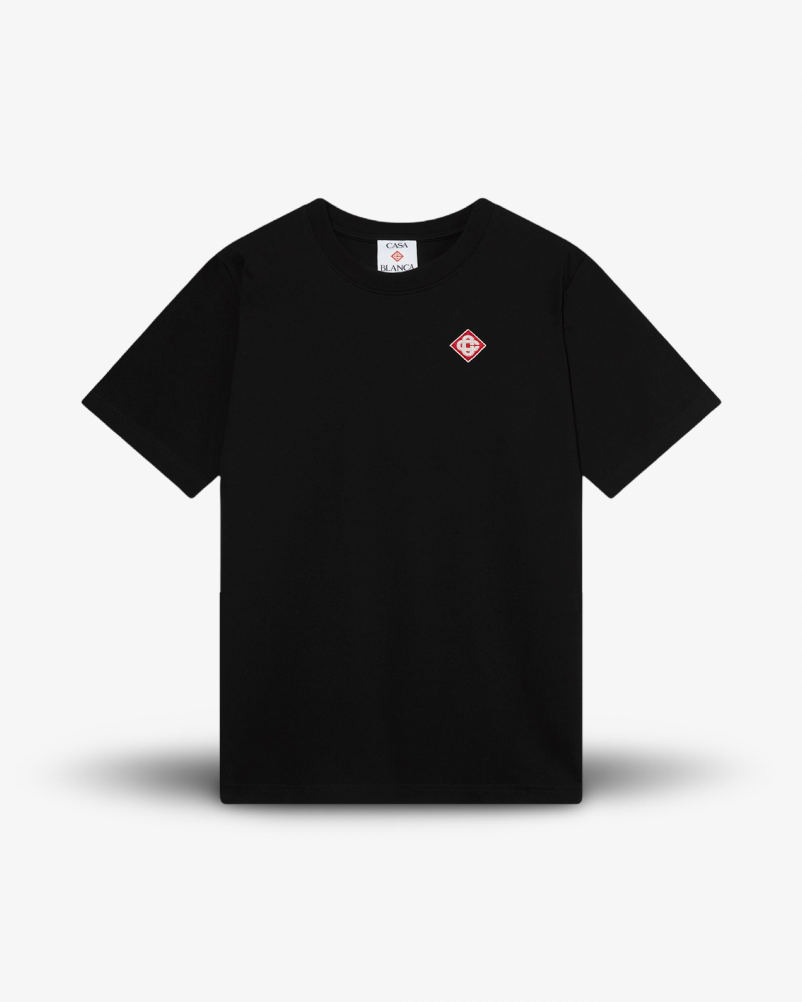 Casablanca BLACK DIAMOND LOGO SHORT SLEEVE T‑SHIRT