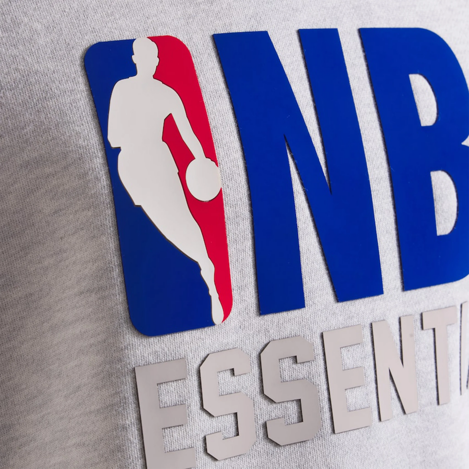 FEAR OF GOD ESSENTIALS x NBA HOODIE - LIGHT HEATHER GREY