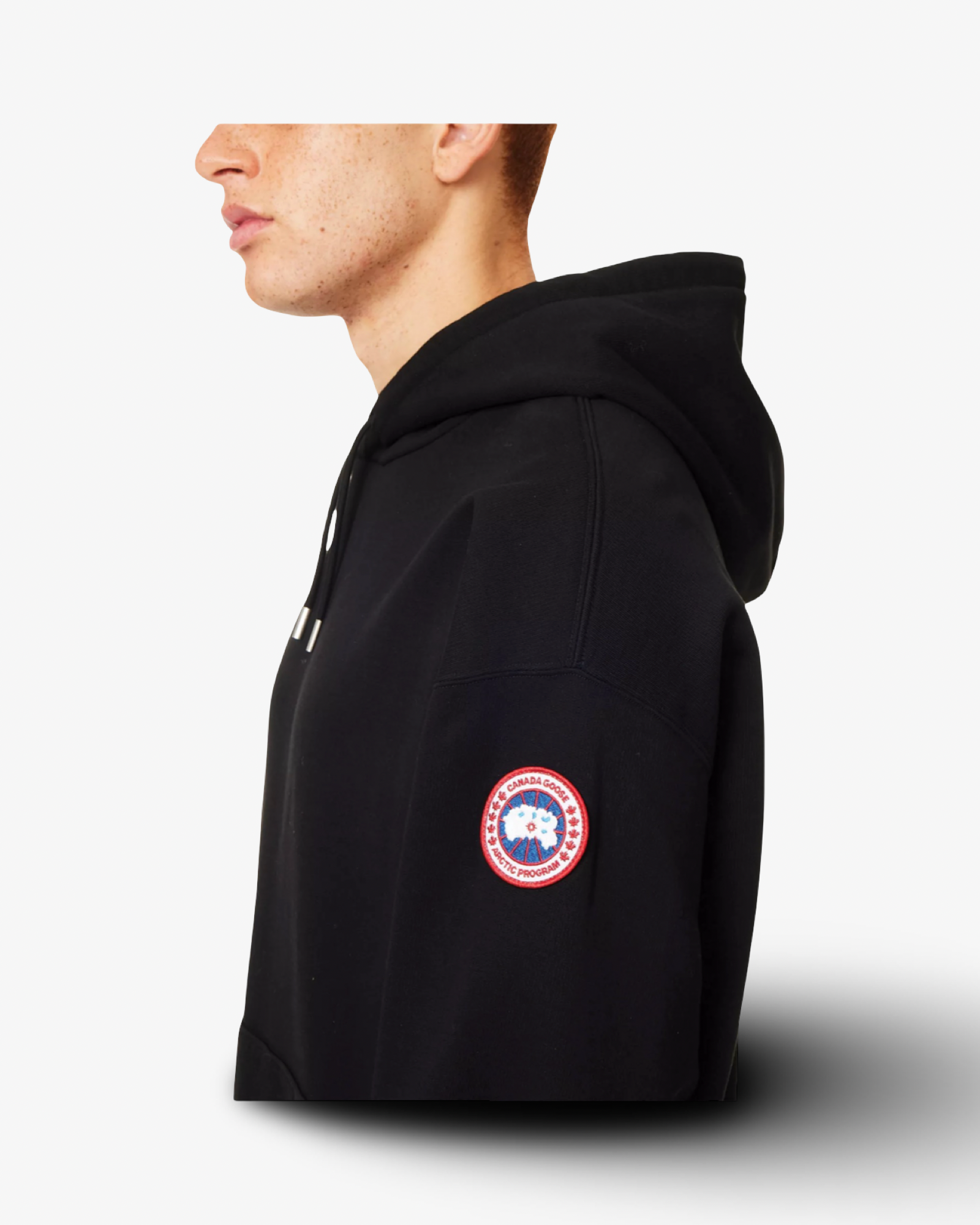 CANADA GOOSE ROVE BRAND-PATCH COTTON HOODIE