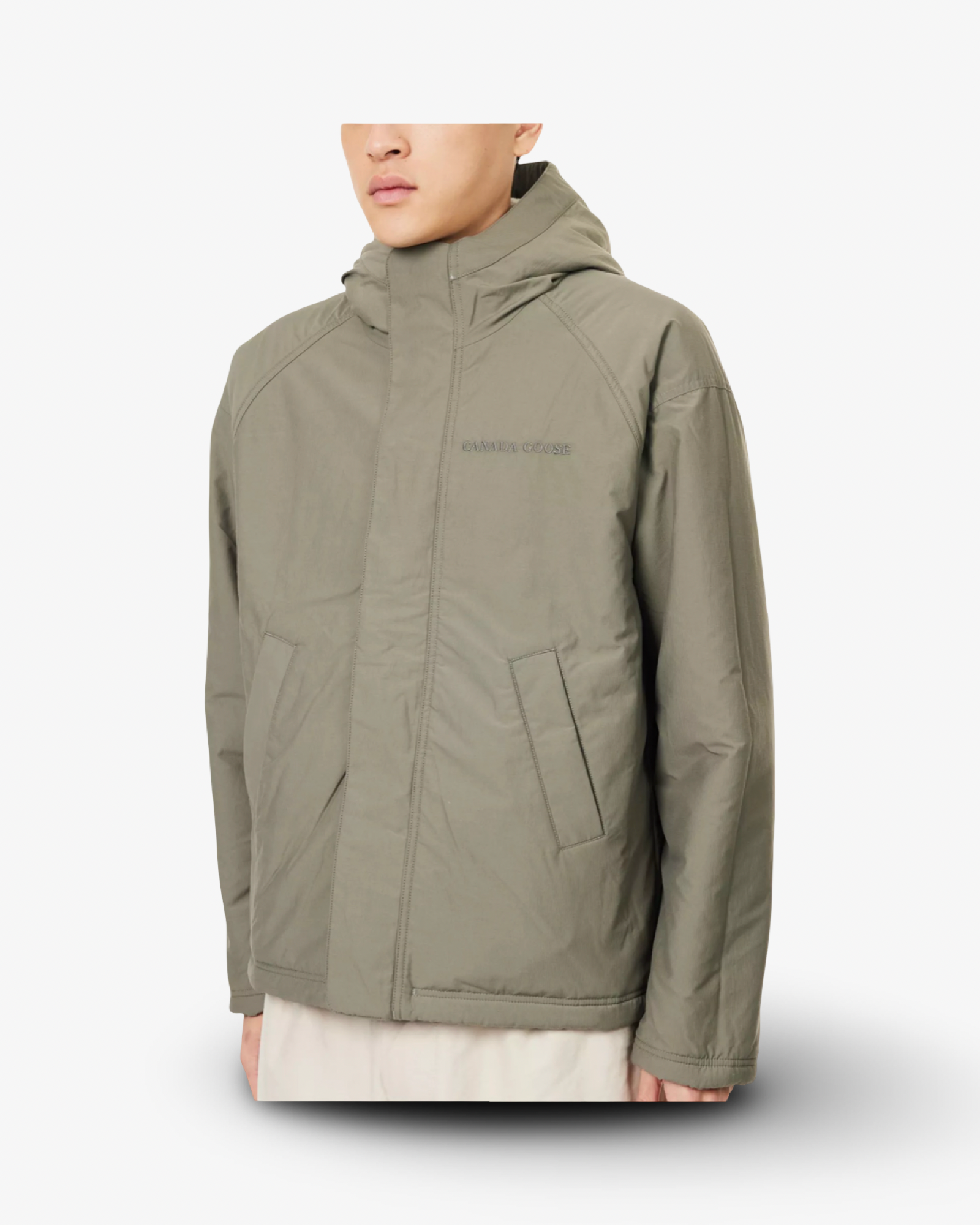 CANADA GOOSE ALBERNI REVERSIBLE FLEECE BOMBER JACKET