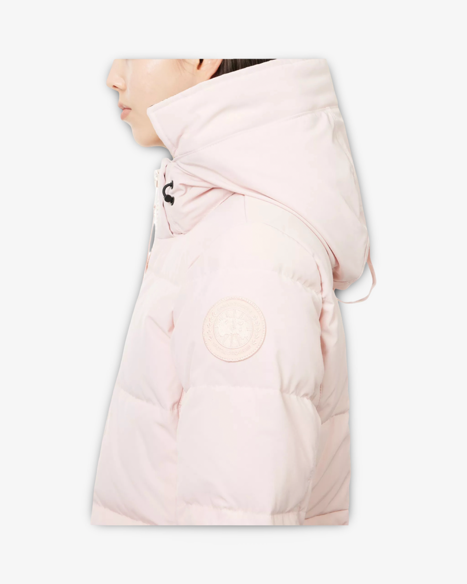 CANADA GOOSE CHELSEA WOVEN-DOWN PARKA JACKET VINTAGE ROSE