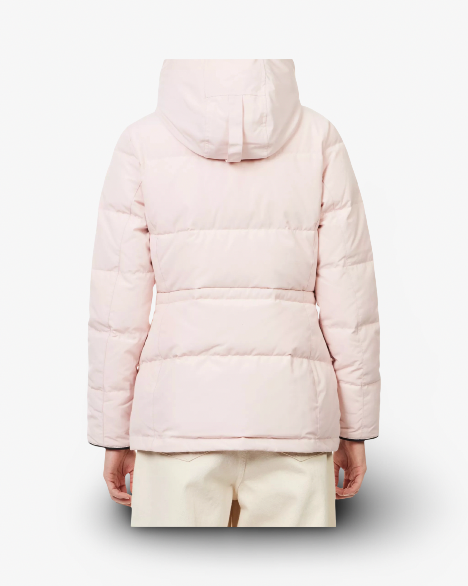 CANADA GOOSE CHELSEA WOVEN-DOWN PARKA JACKET VINTAGE ROSE