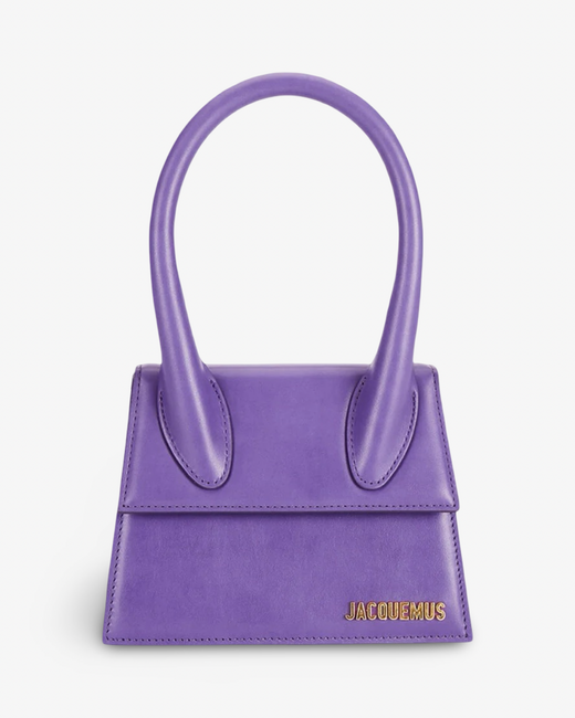 JACQUEMUS LE CHIQUITO MOYEN BAG - PURPLE