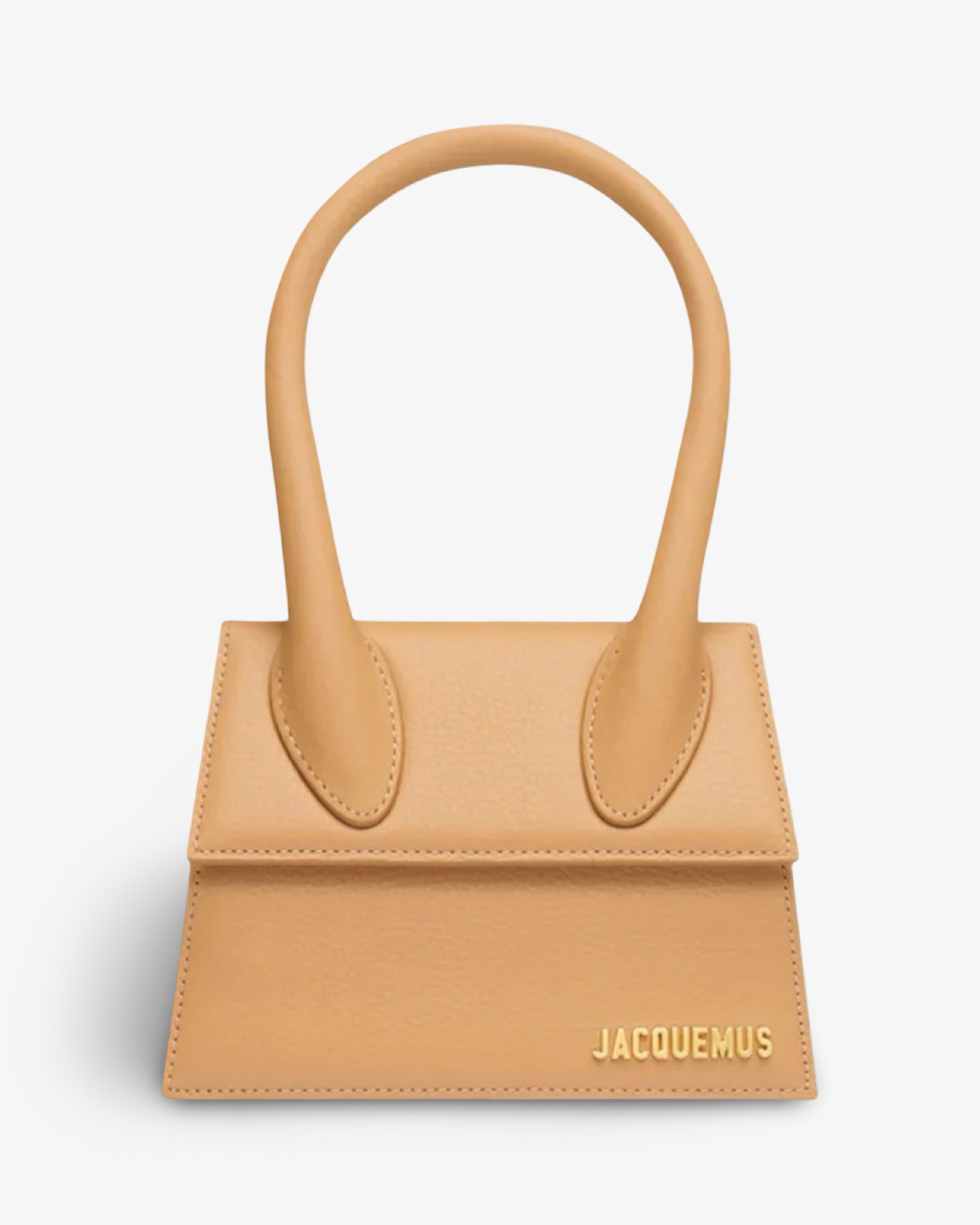 JACQUEMUS LE CHIQUITO MOYEN BAG - CAMEL BROWN
