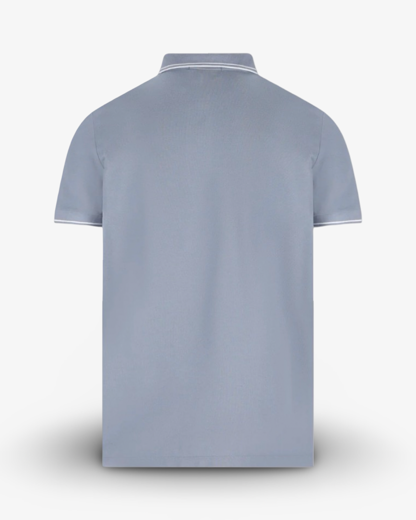 STONE ISLAND COMPASS PATCH POLO SHIRT - BLUE