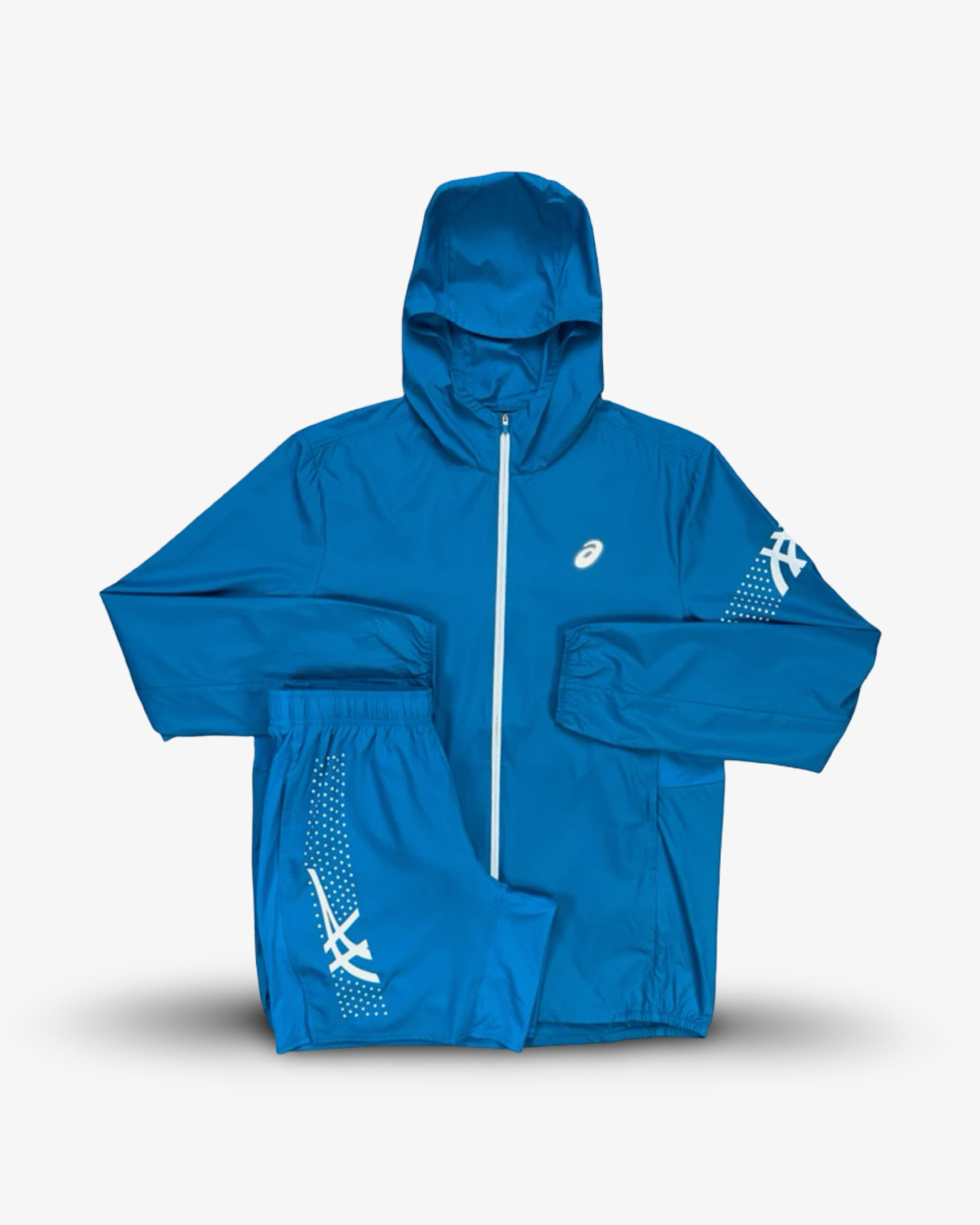 ASICS ICON JACKET SET 'AEGAN BLUE'