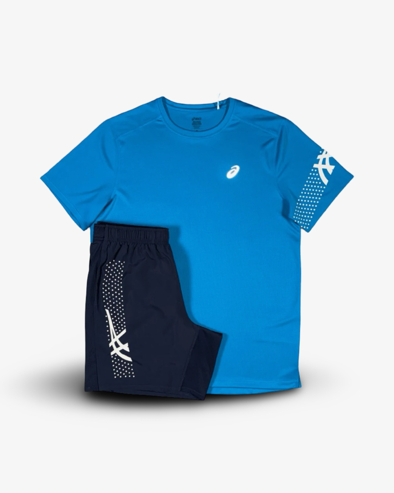 ASICS ICON T-SHIRT SET 'AEGAN BLUE/MIDNIGHT'
