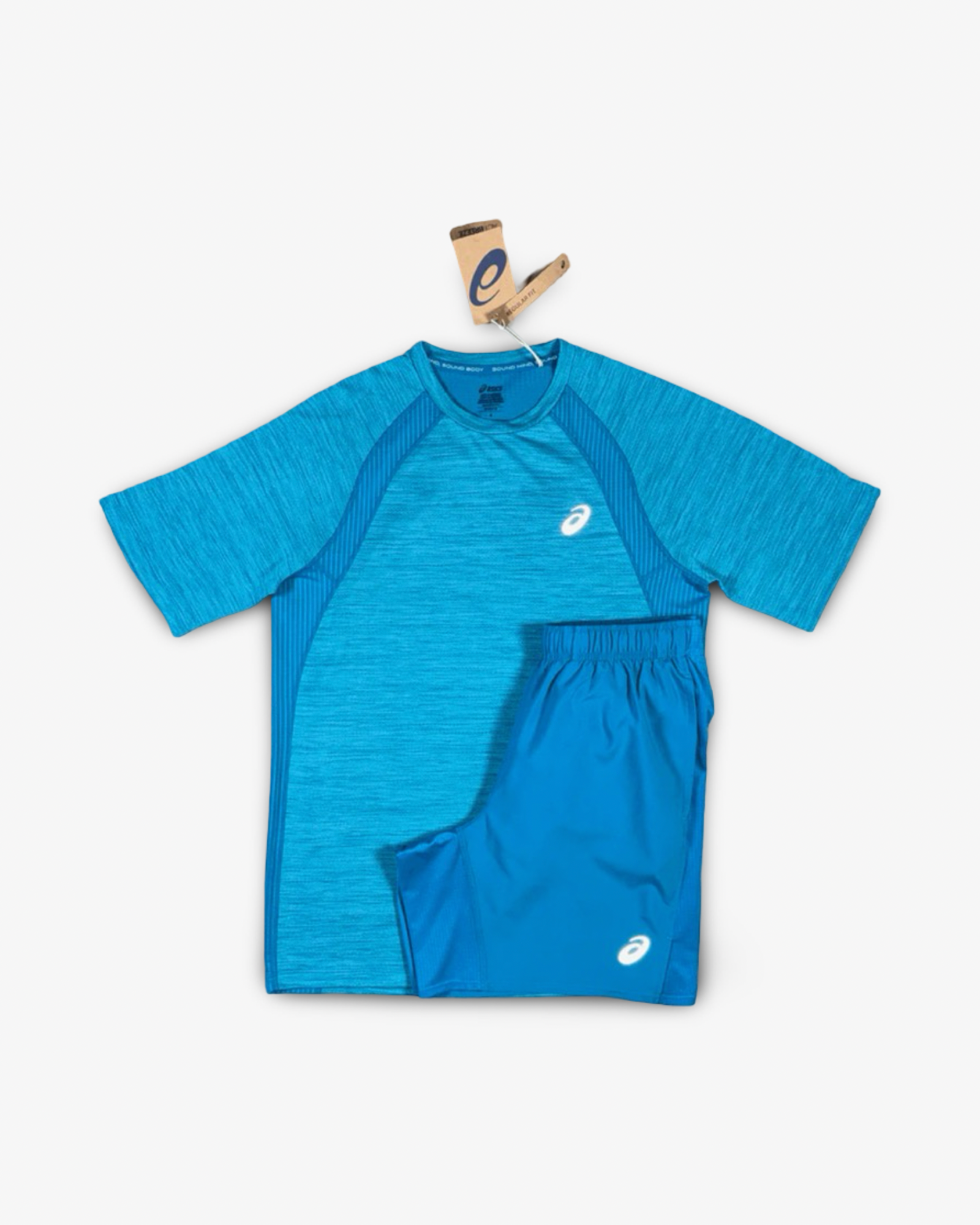 ASICS ROAD CORE SHORTS SET 'AEGAN BLUE'