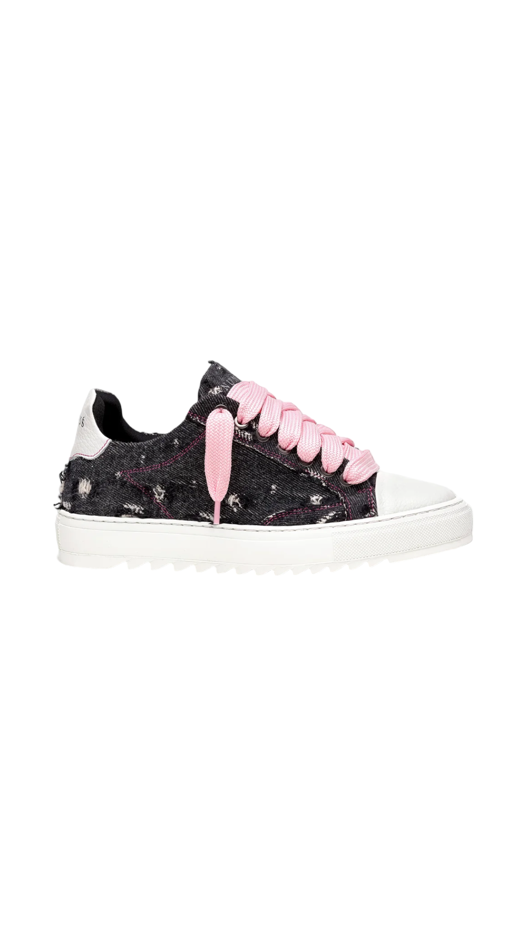 NUMERIS ATELIER PINK DENIM TRAINER