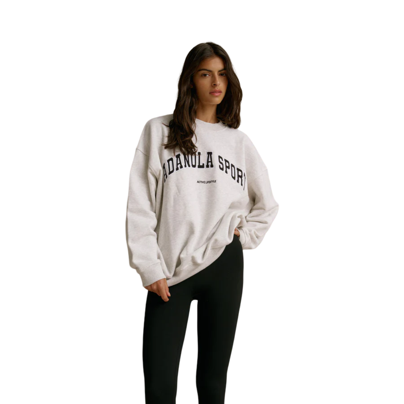ADANOLA SPORT SWEATSHIRT LIGHT GREY