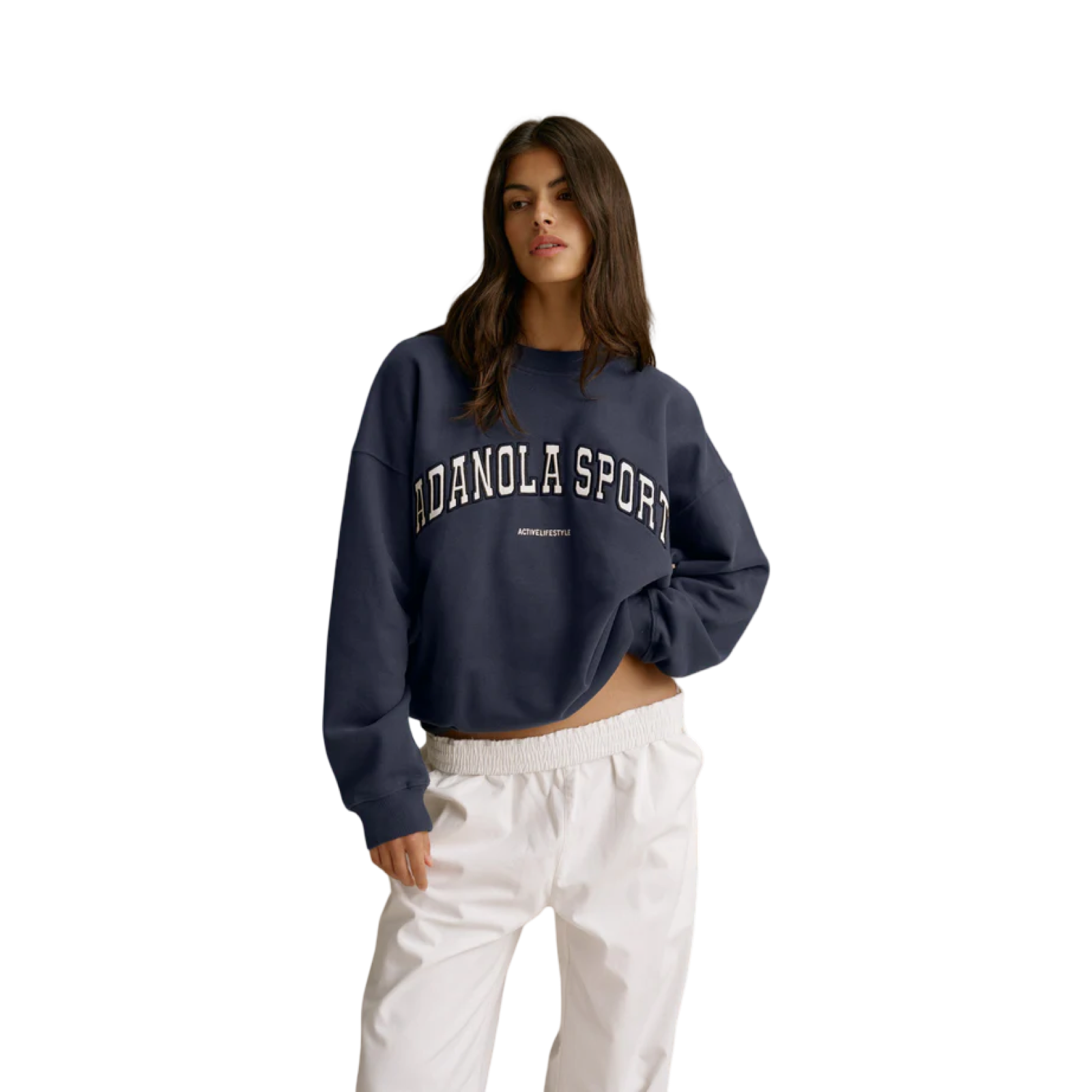 ADANOLA SPORT SWEATSHIRT NAVY
