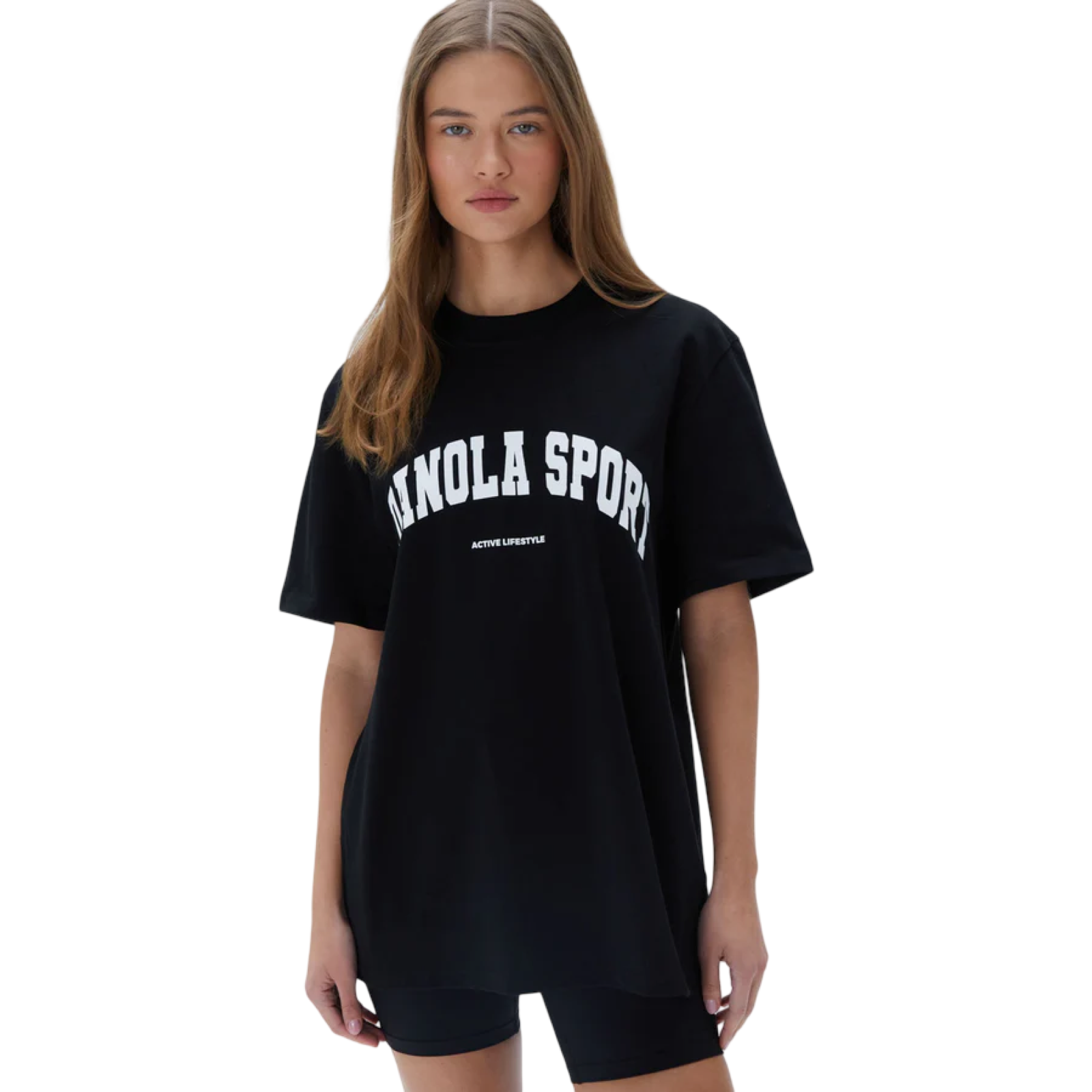ADANOLA SPORT T-SHIRT BLACK