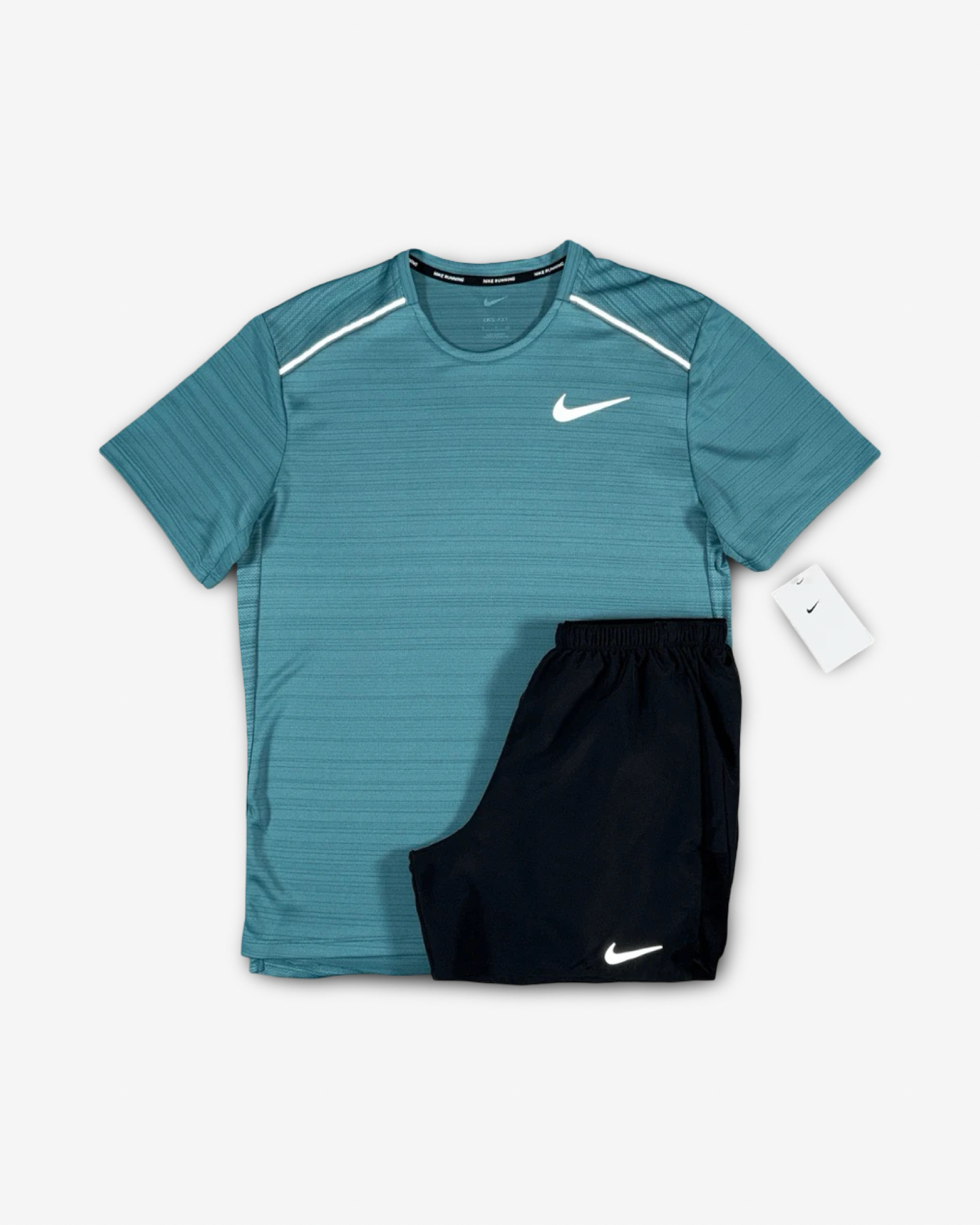 NIKE MILER 1.0 SET 'MINERAL TEAL/BLACK'
