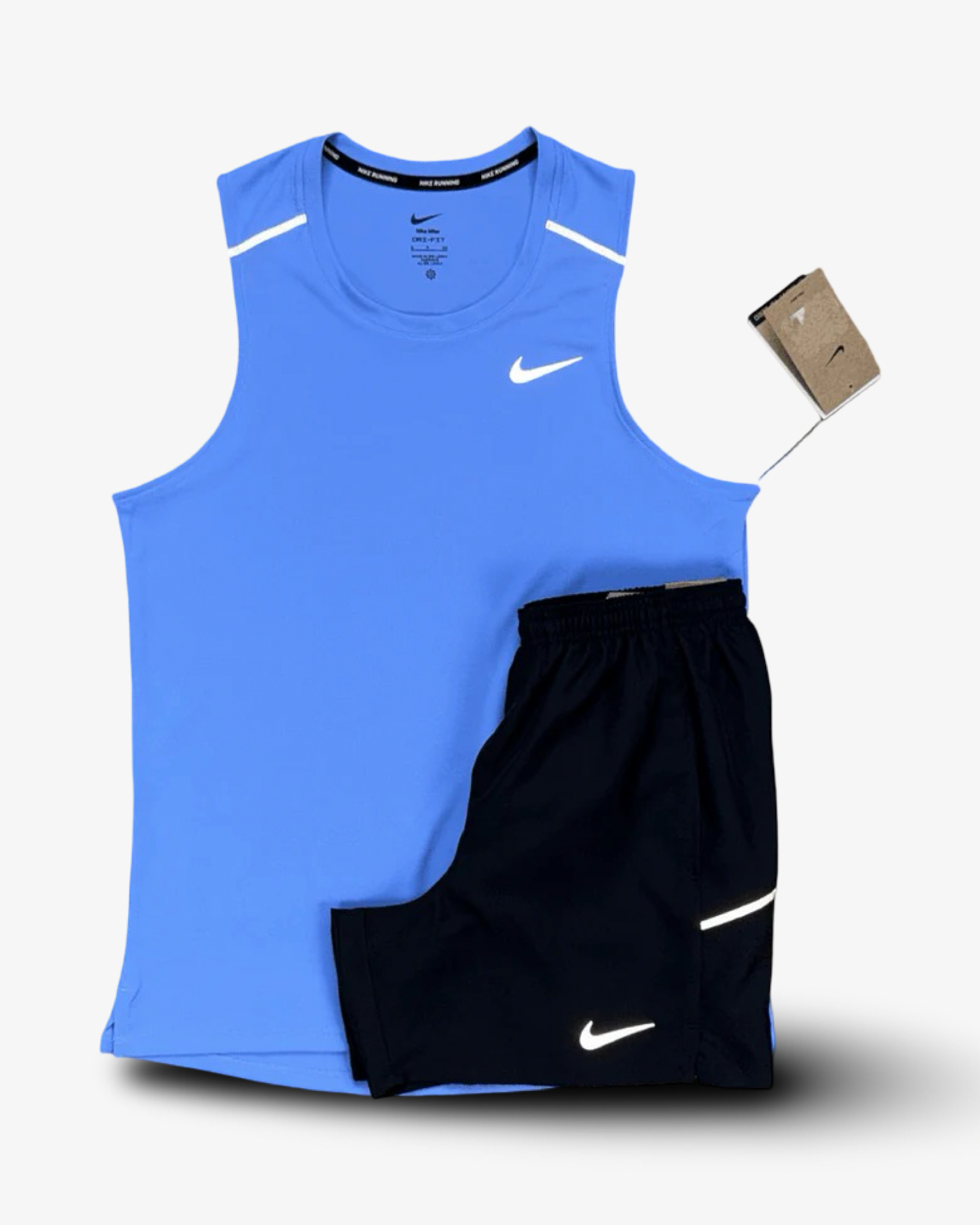 NIKE MILER 1.0 VEST SET 'ROYAL PULSE/BLACK'
