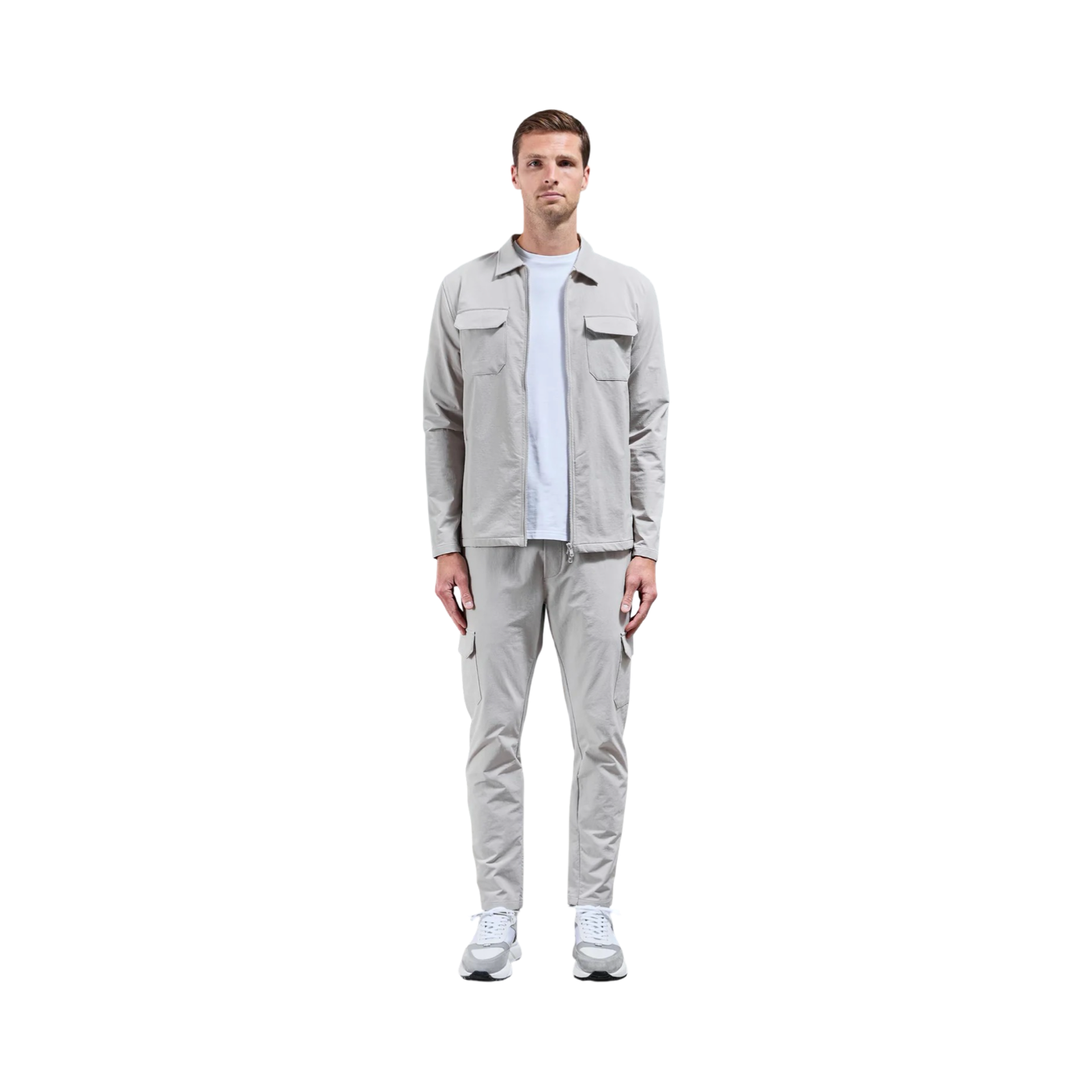 ARNE CARGO JACKET STONE