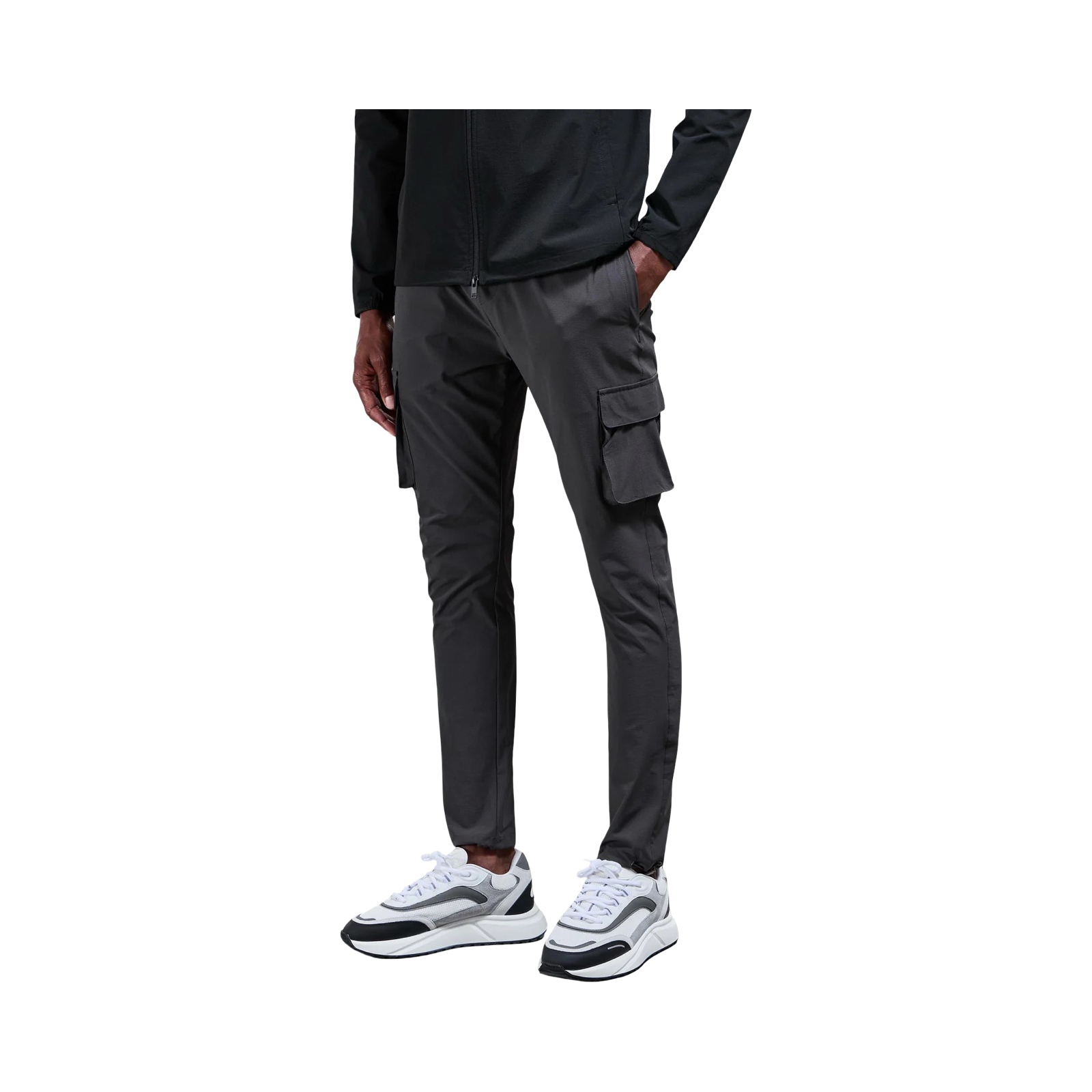 ARNE UTILITY CARGO TROUSER GREY