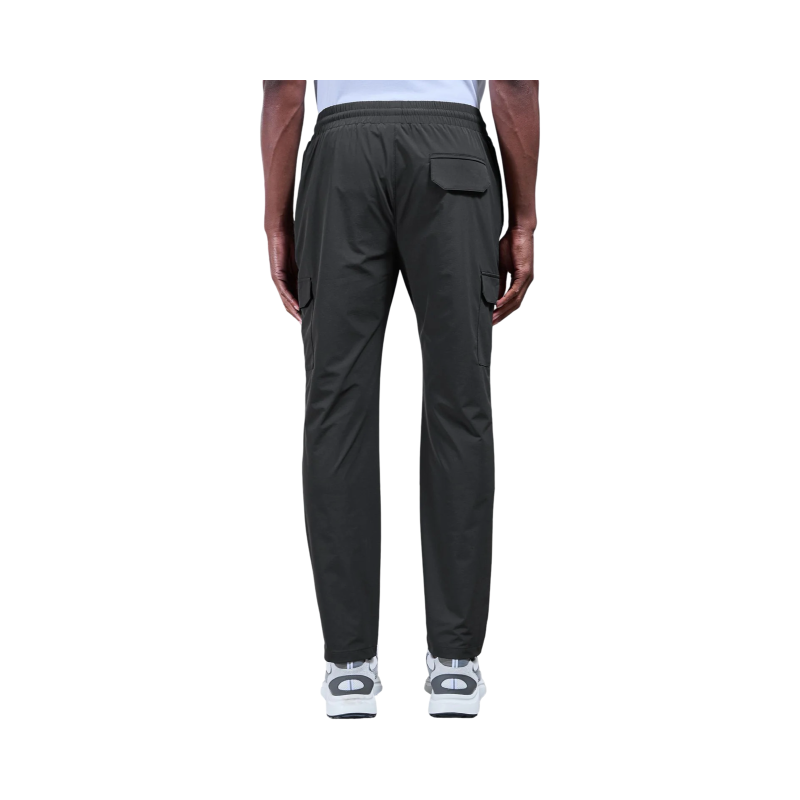 LARNE FLAT POCKET CARGO TROUSER GREY