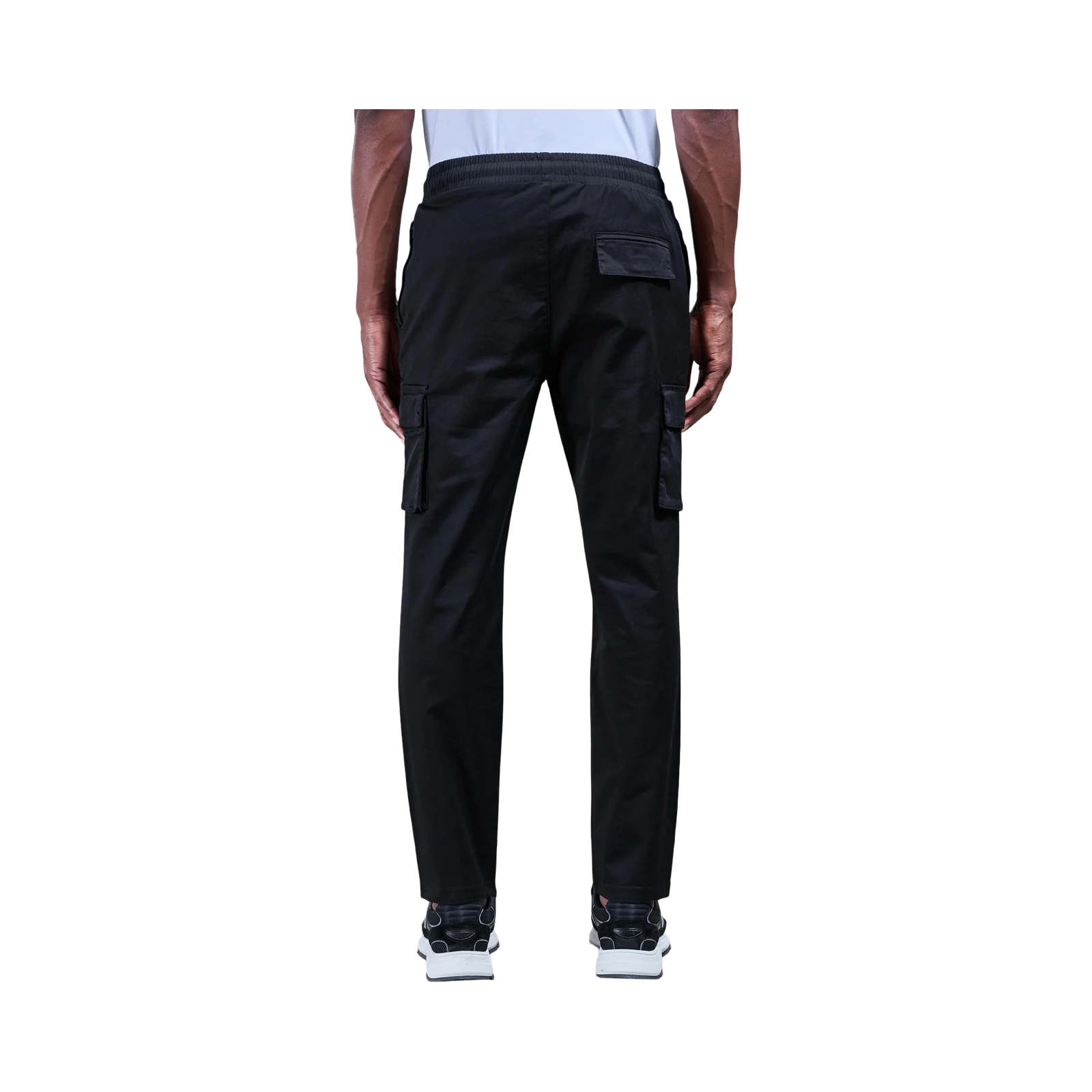 ARNE COTTON CARGO TROUSER BLACK