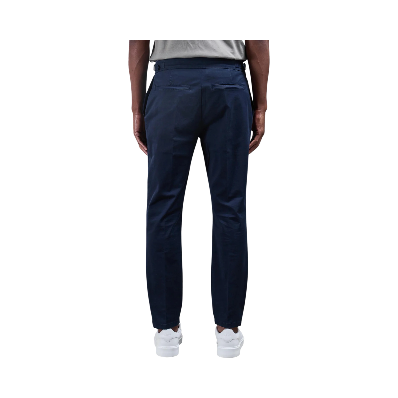 ARNE TAILORED CHINO TROUSER NAVY