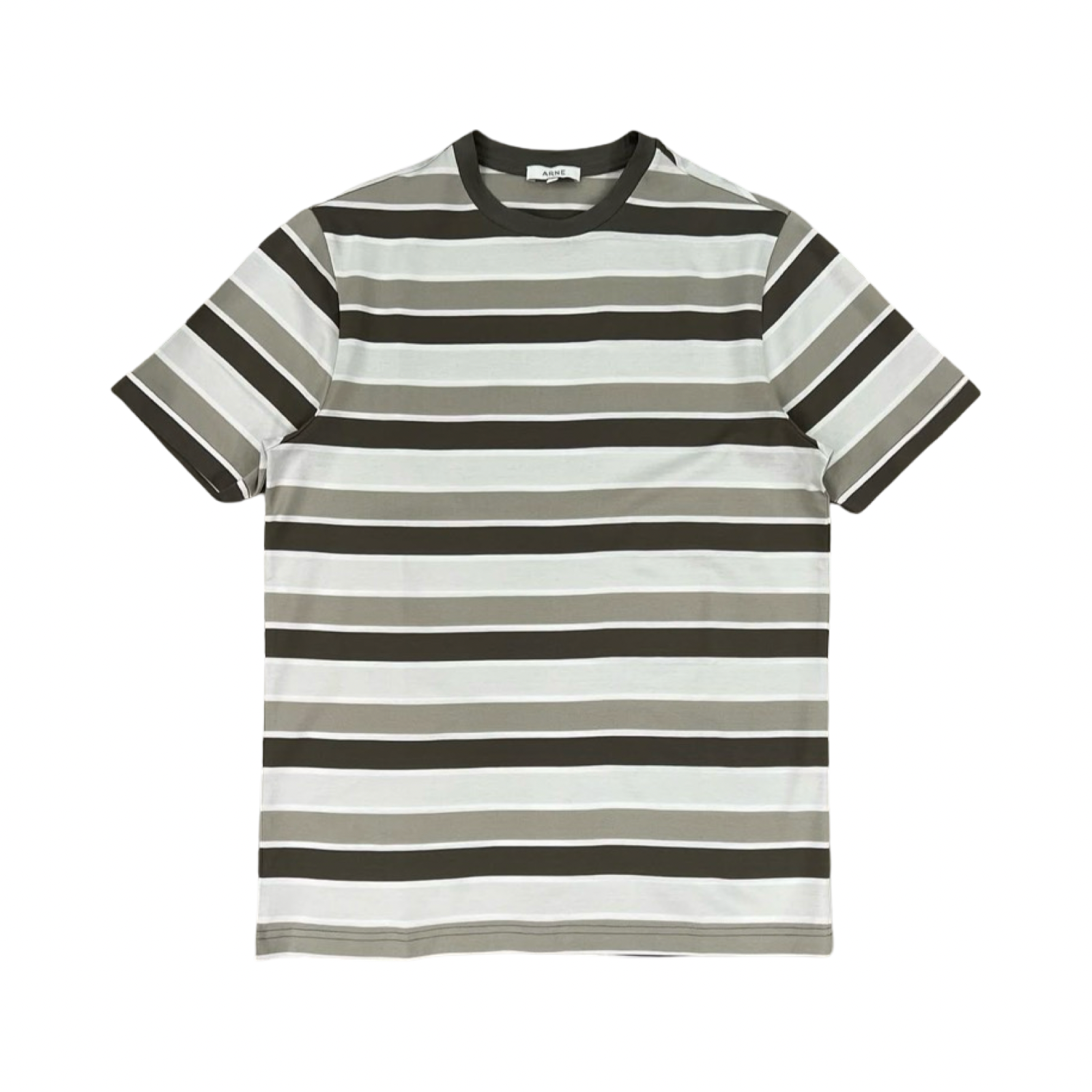 ARNE COTTON STRIPED T-SHIRT