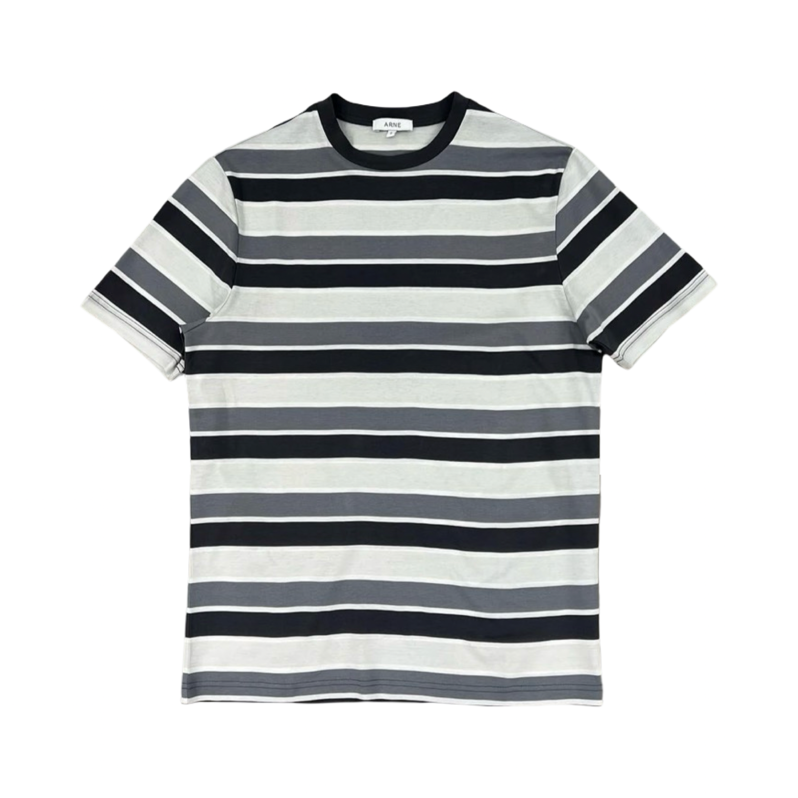 ARNE COTTON STRIPED T-SHIRT