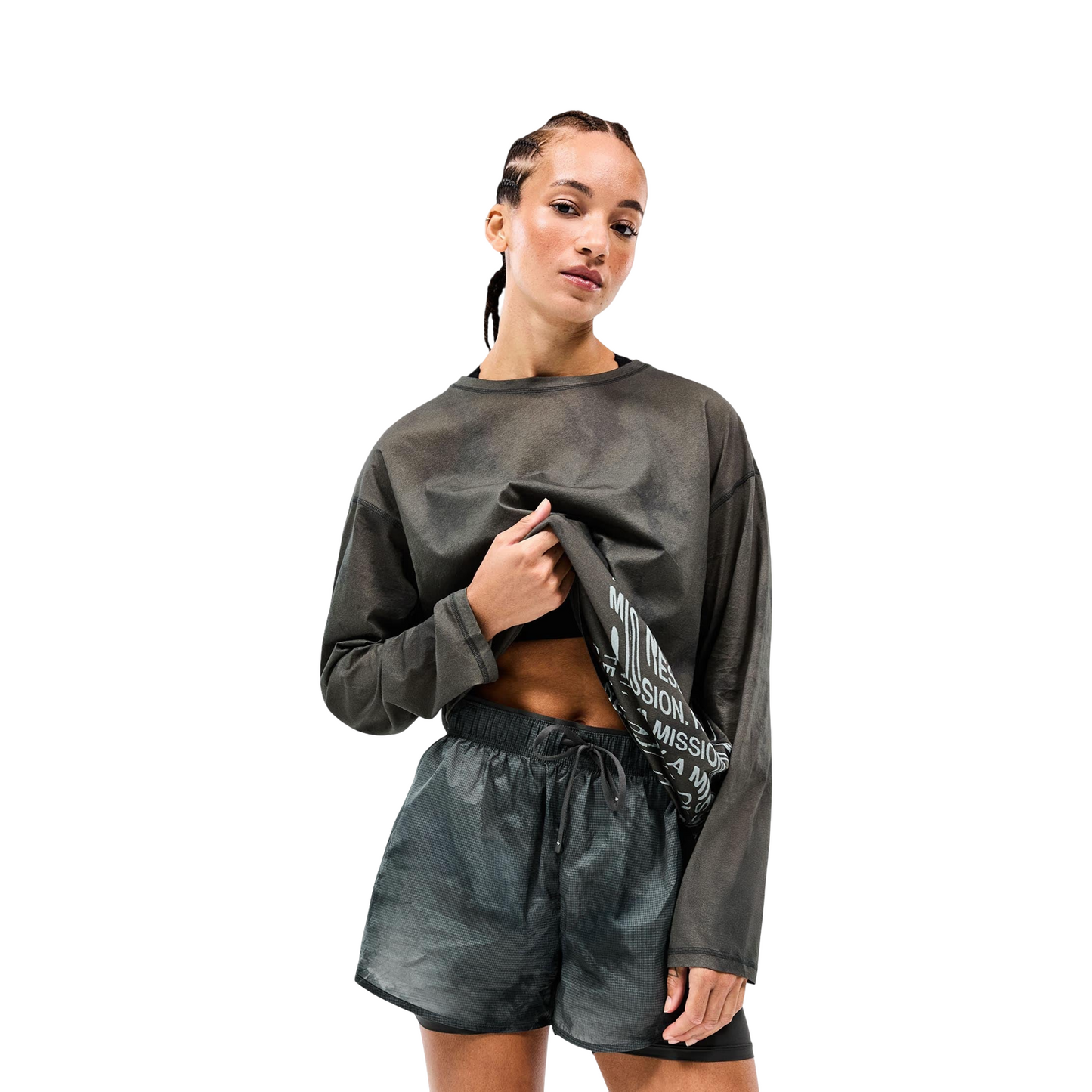 247 DISTANCE 2-IN-1 SHORT PRINTED