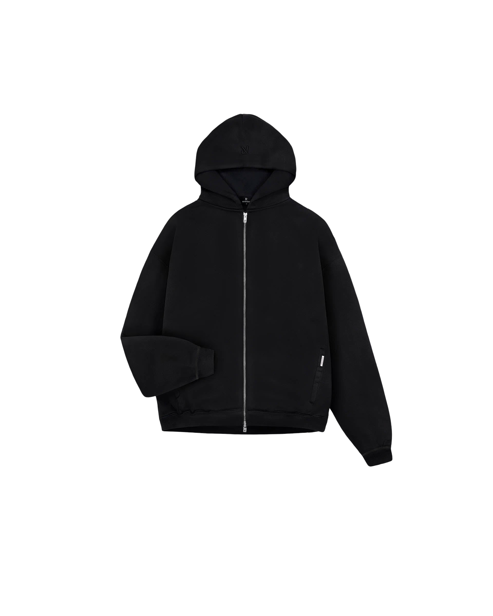 REPRESENT INITIAL OVERSIZED ZIP HOODIE