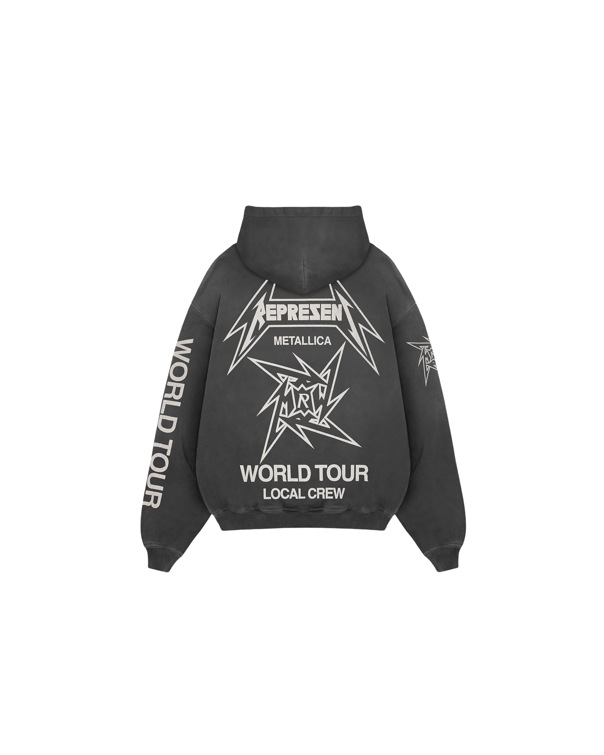 REPRESENT X METALLICA CREW ZIP HOODIE
