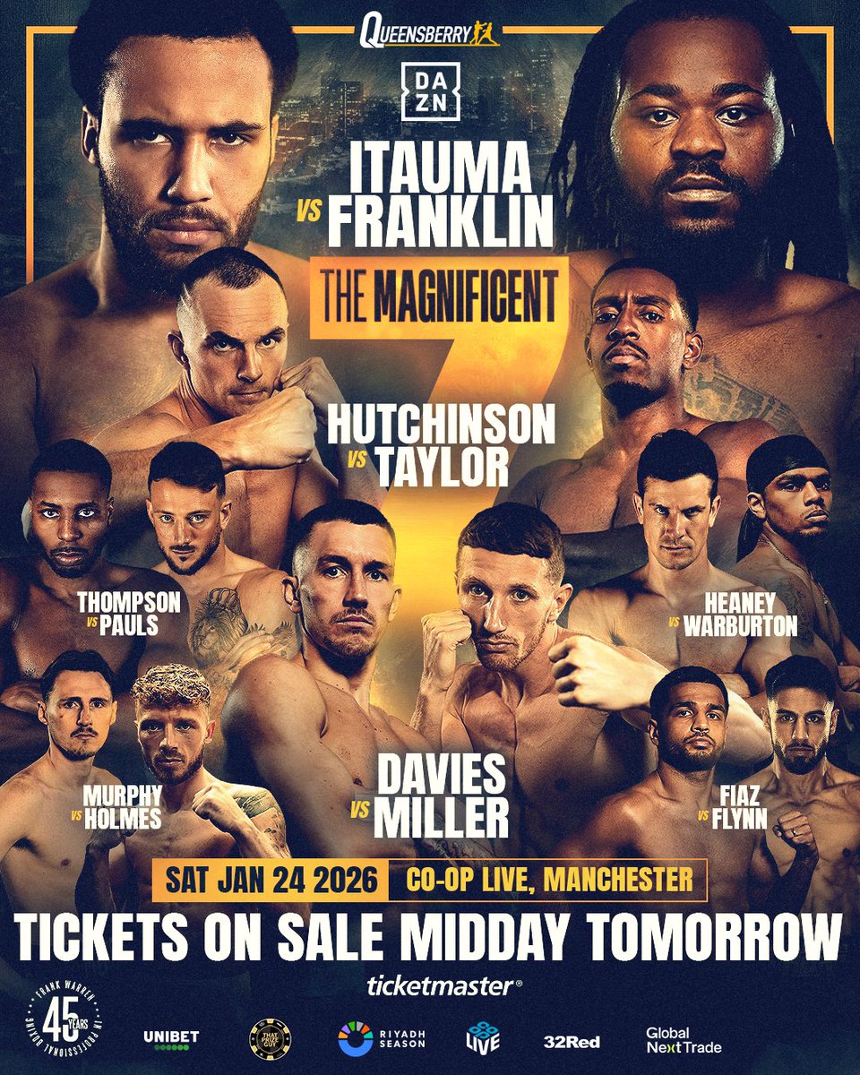 QUEENSBERRY BOXING ITAUMA vs FRANKLIN