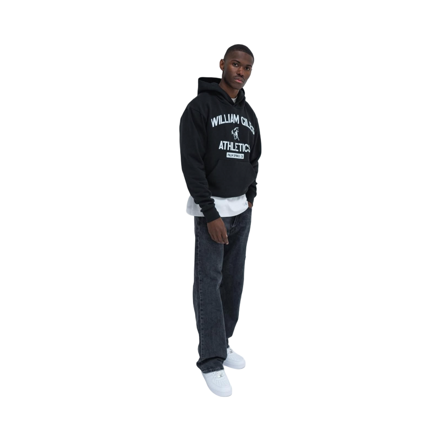 WILLIAM GILES SKATER DENIM JEANS