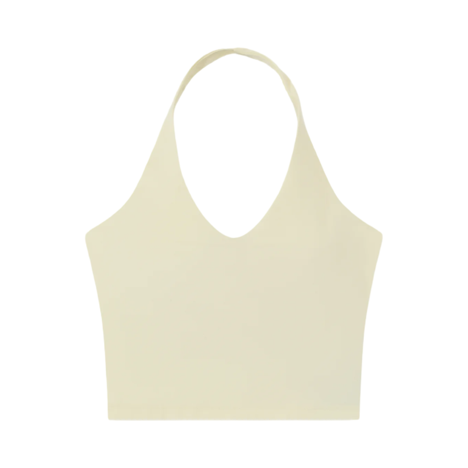 THE COUTURE CLUB SCULPTING STRETCH HALTERNECK TOP YELLOW