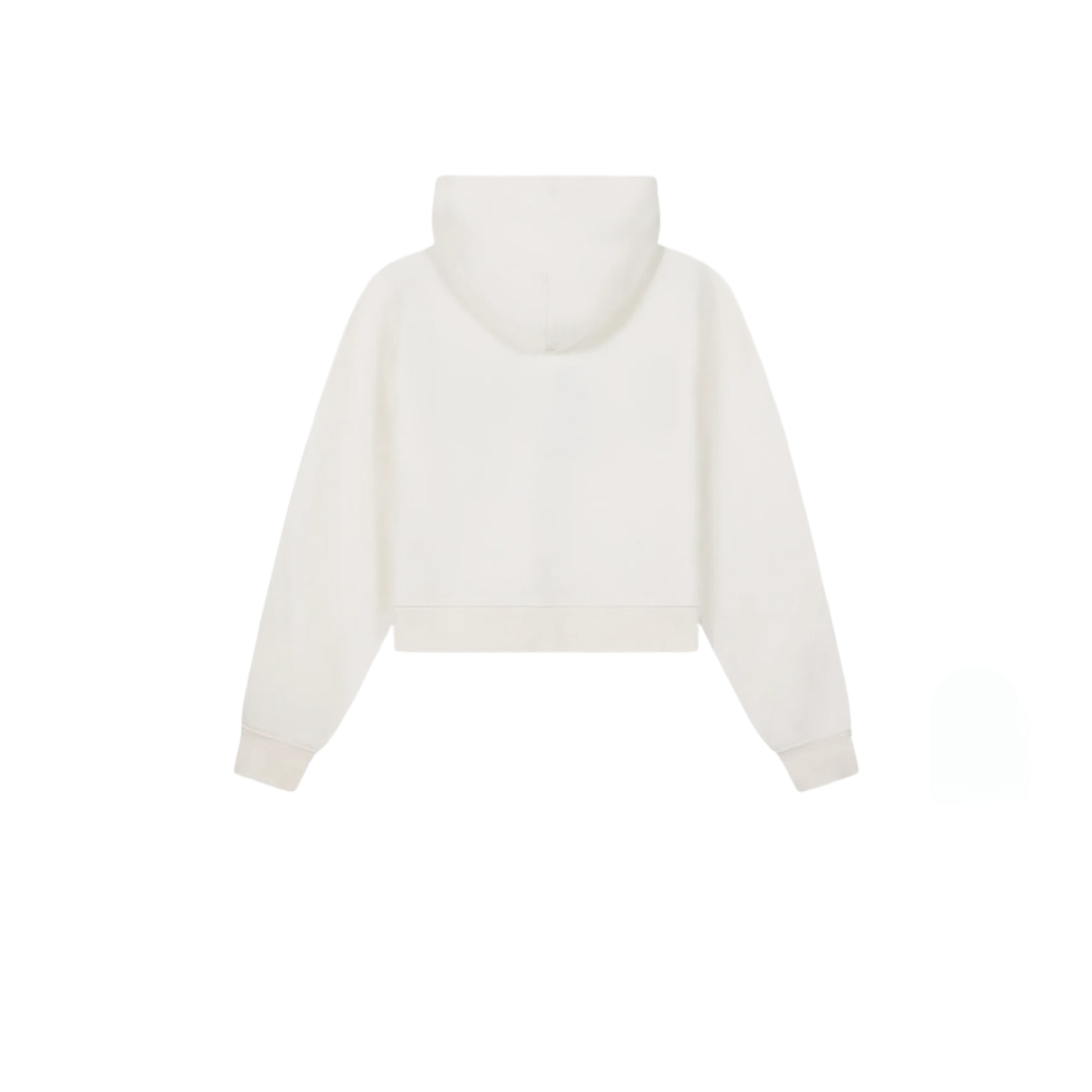 THE COUTURE CLUB CTRE APPLIQUE ZIP THROUGH HOODIE OFF WHITE