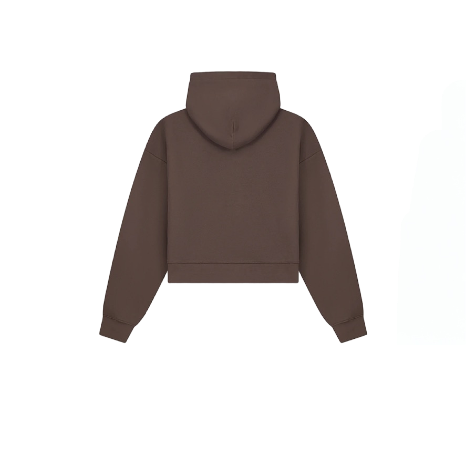 THE COUTURE CLUB CTRE APPLIQUE ZIP THROUGH HOODIE BROWN