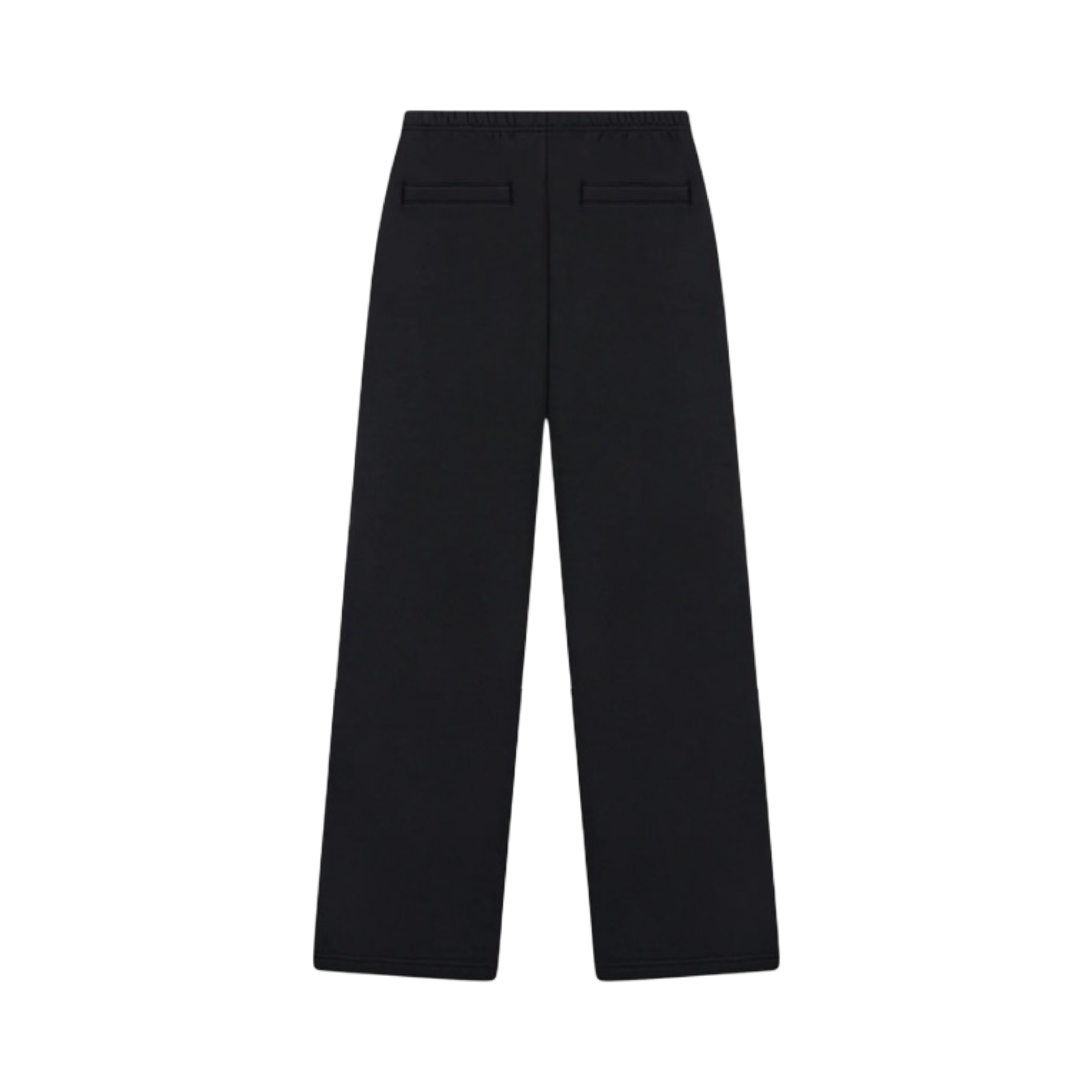 THE COUTURE CLUB CTRE STRAIGHT LEG JOGGERS BLACK