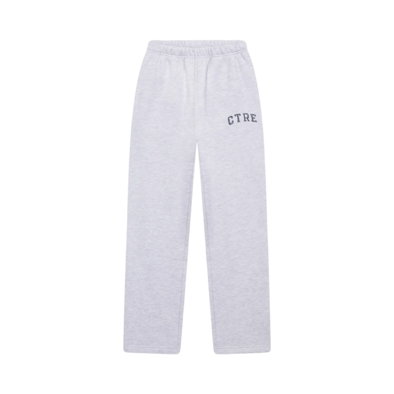 THE COUTURE CLUB CTRE STRAIGHT LEG JOGGERS GREY MARL