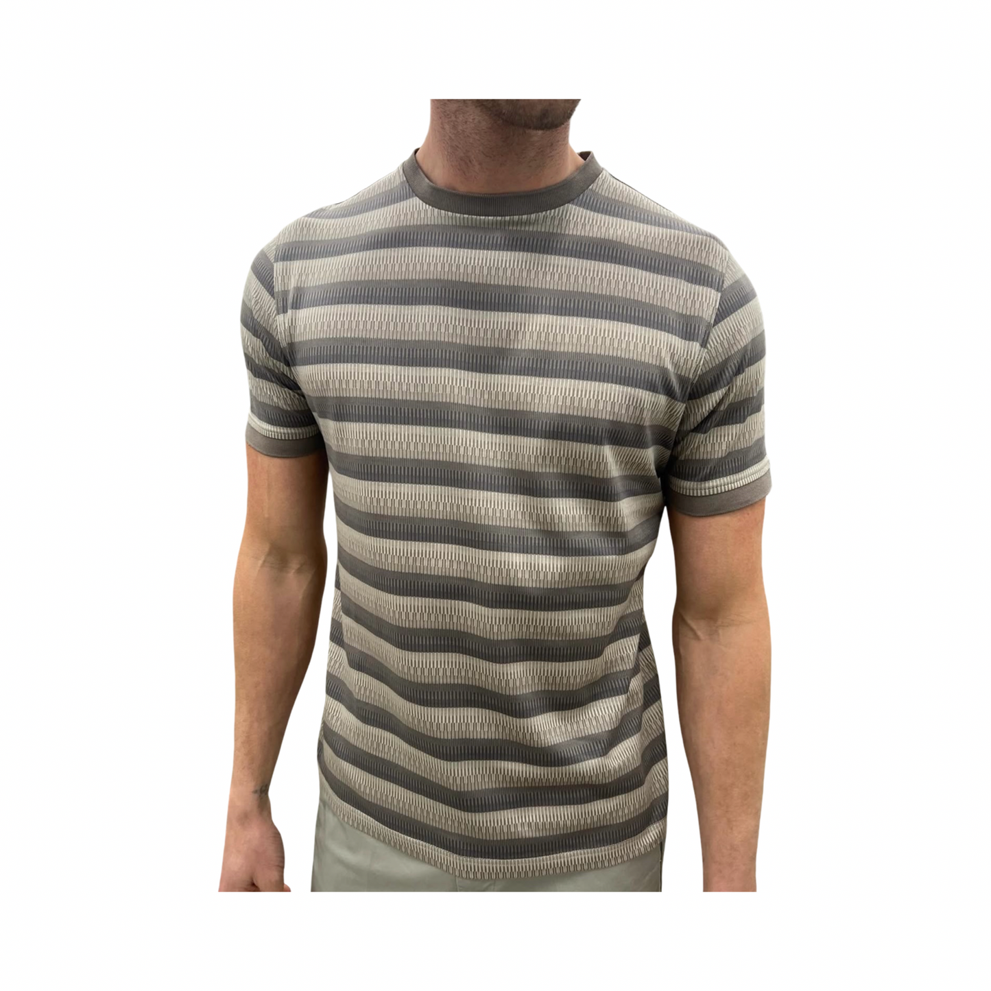ARNE MERCERISED COTTON T SHIRT