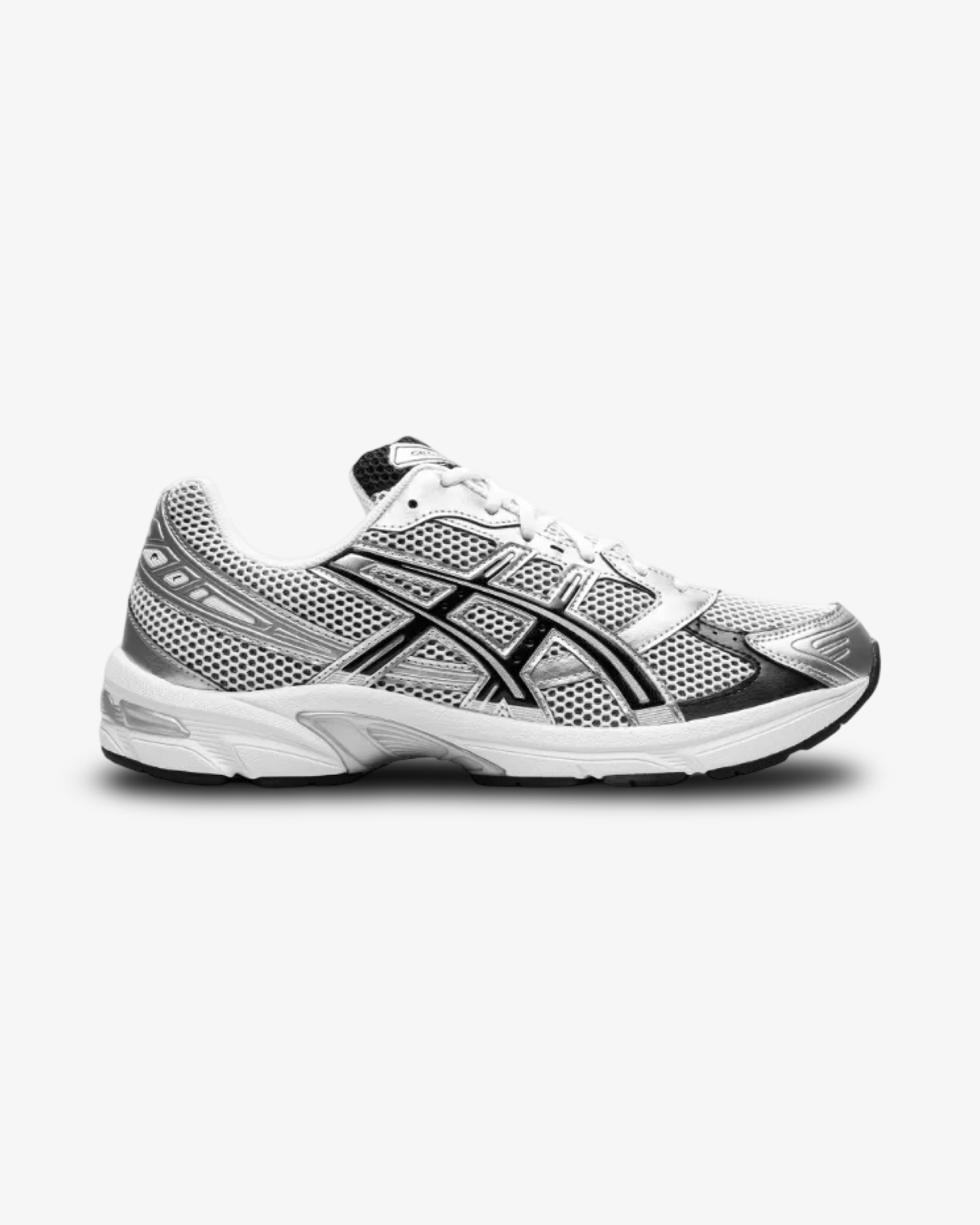 ASICS GEL 1130 SILVER WHITE BLACK trainer product image