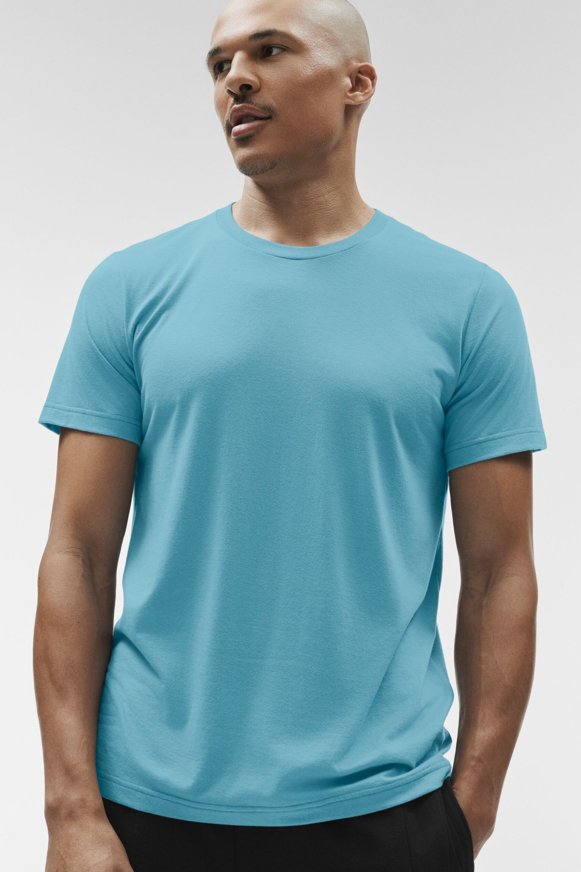 Alo Triumph Tee - Blue Breeze