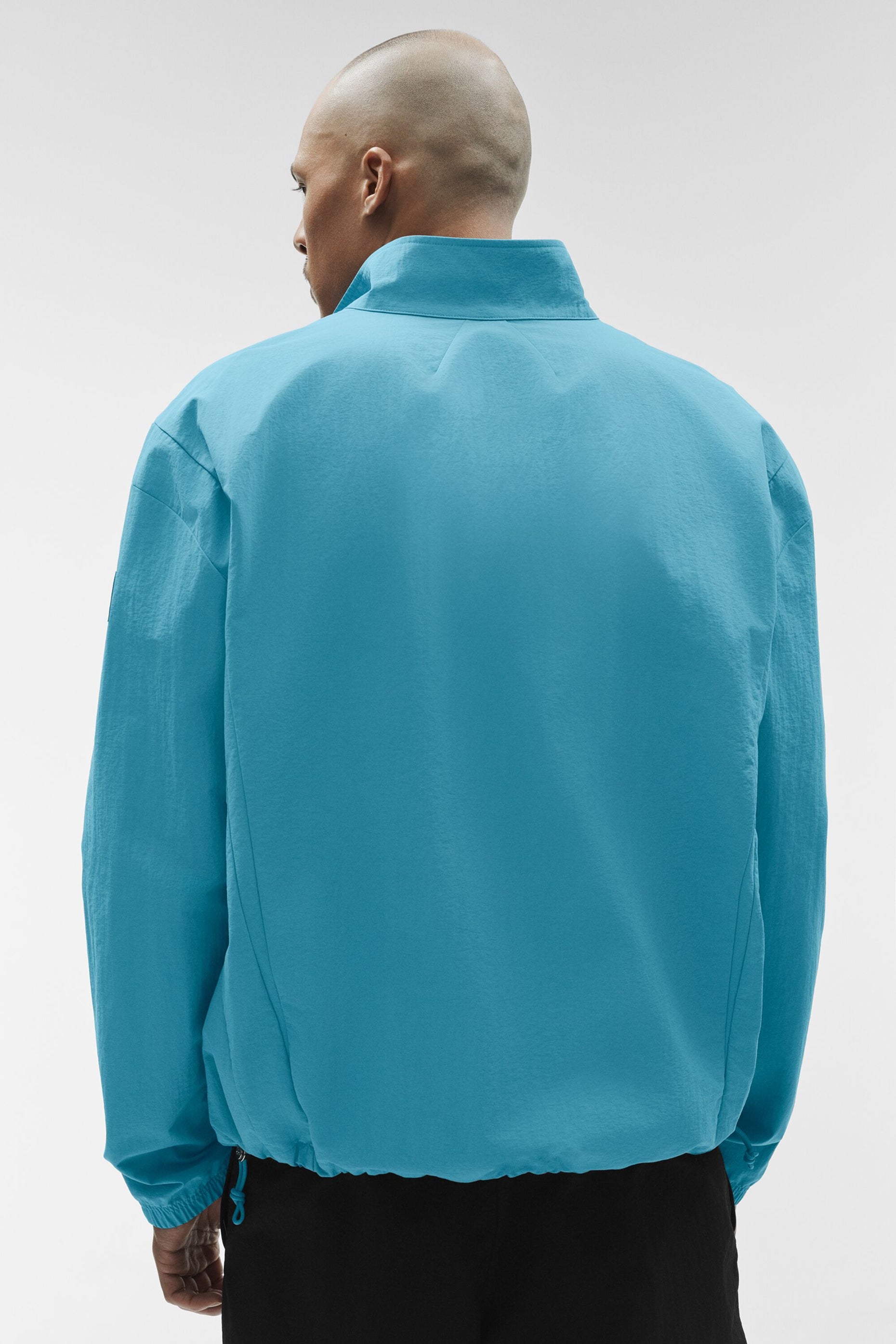 Alo Takeaway Track Full Zip Jacket - Blue Breeze