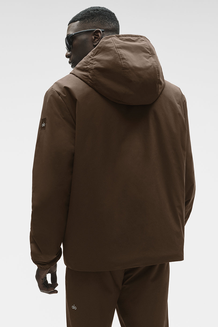 Alo Elemental Full Zip Jacket - Espresso