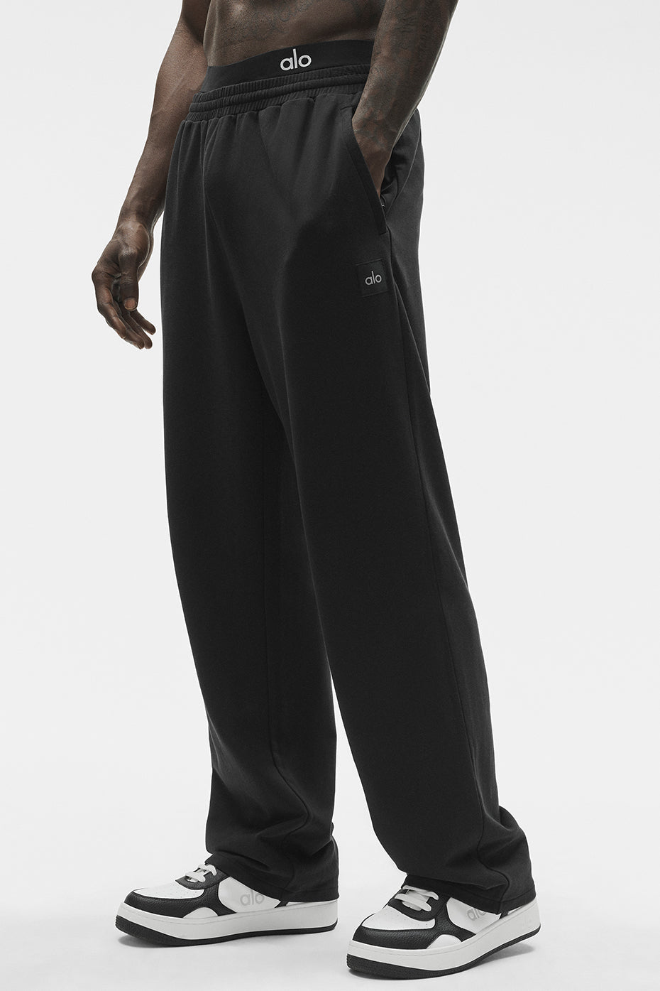 Alo Double Take Straight Leg Pant - Black