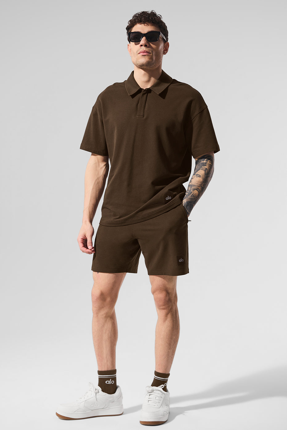 Alo 7" Double Take Short - Espresso