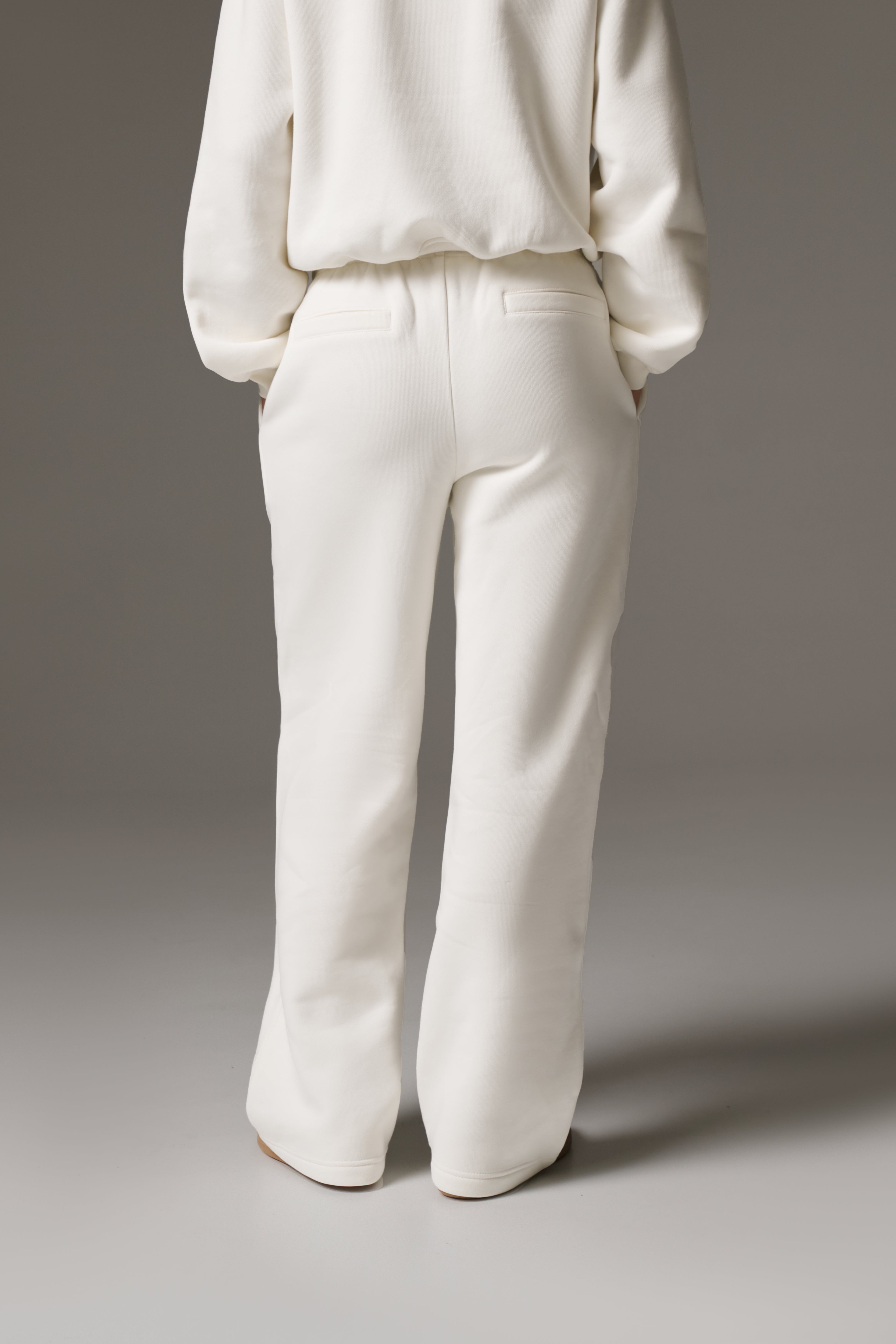 CTRE STRAIGHT LEG JOGGERS - OFF WHITE