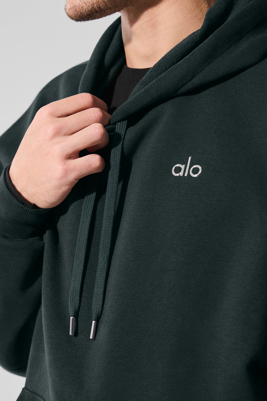 Alo Accolade Hoodie - Charcoal Green